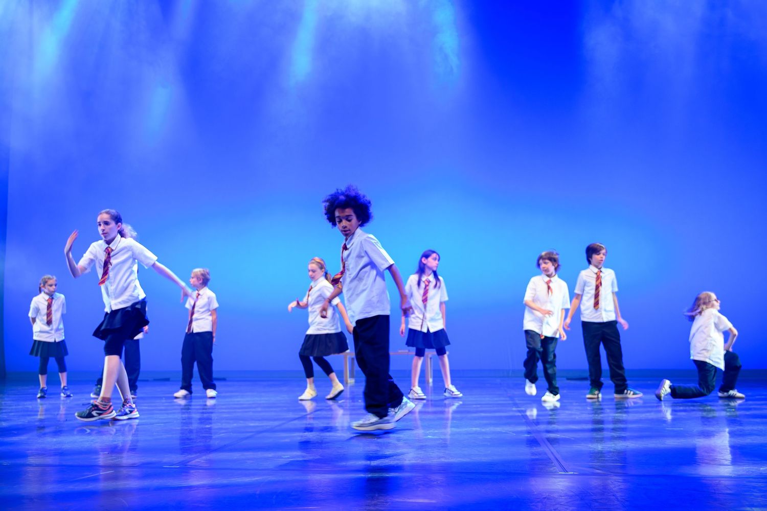 Danseurs pendant un spectacle à Bordeaux