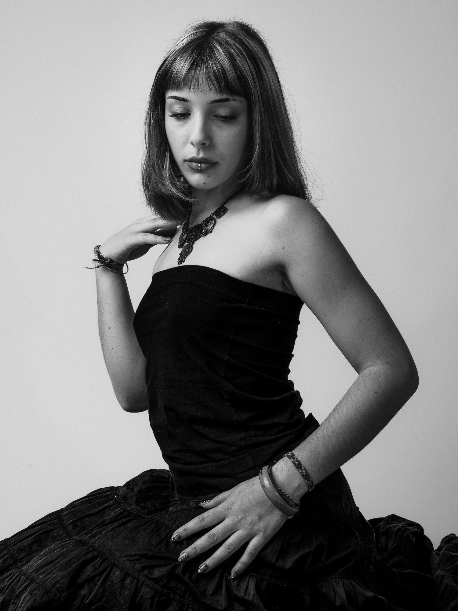 portrait studio femme bordeaux