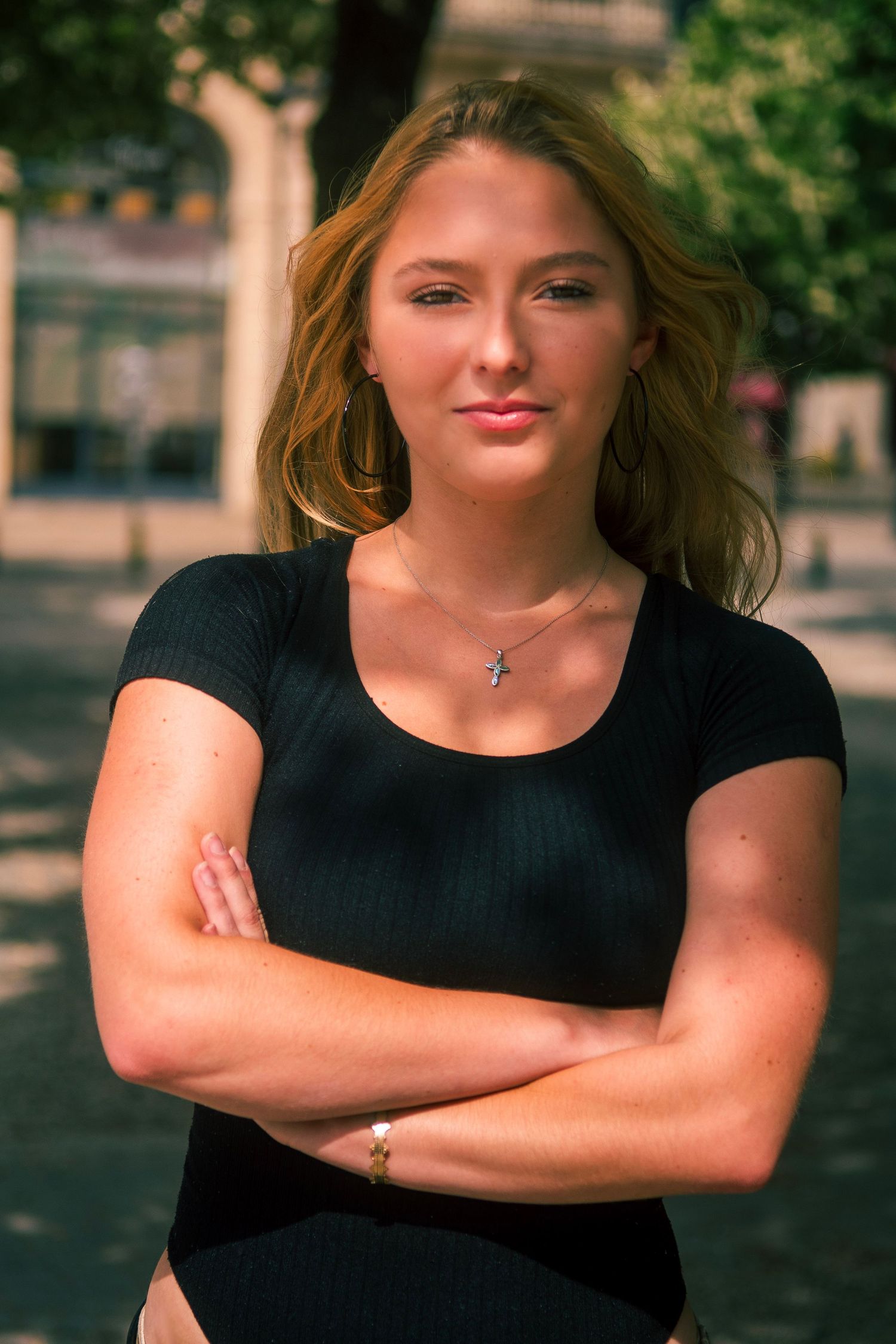 portrait extérieur femme bordeaux