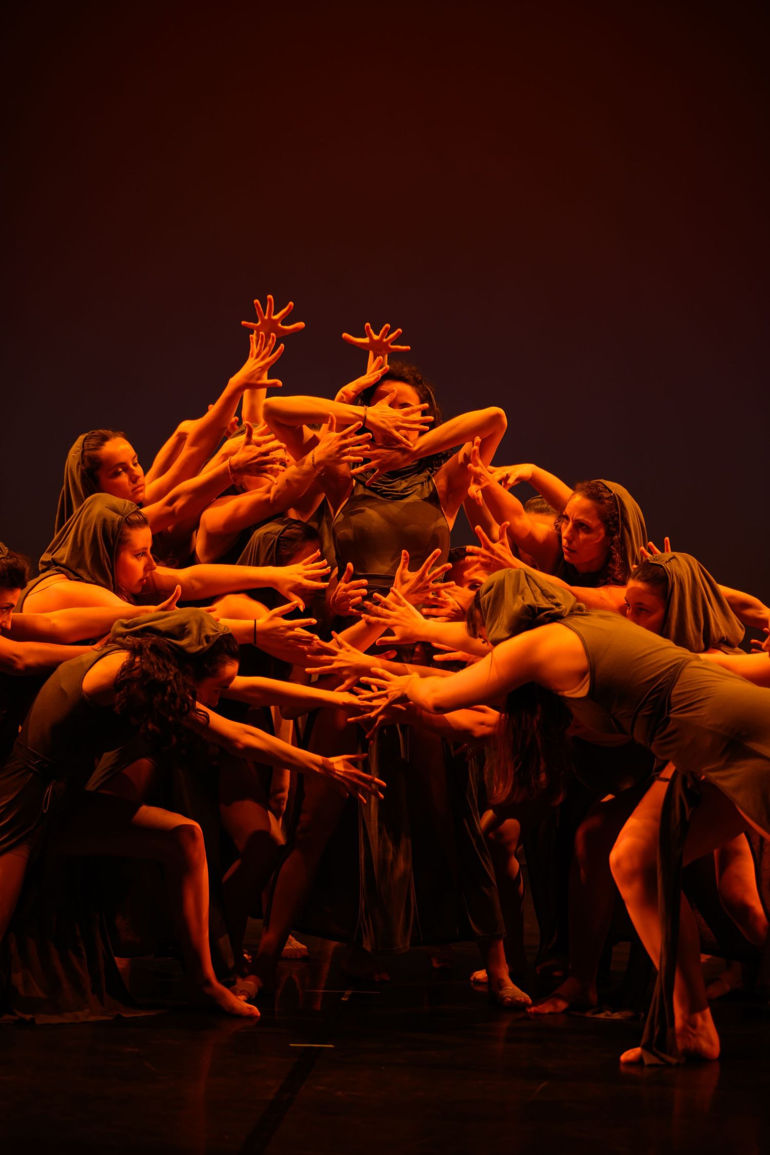 Danseurs pendant un spectacle à Bordeaux