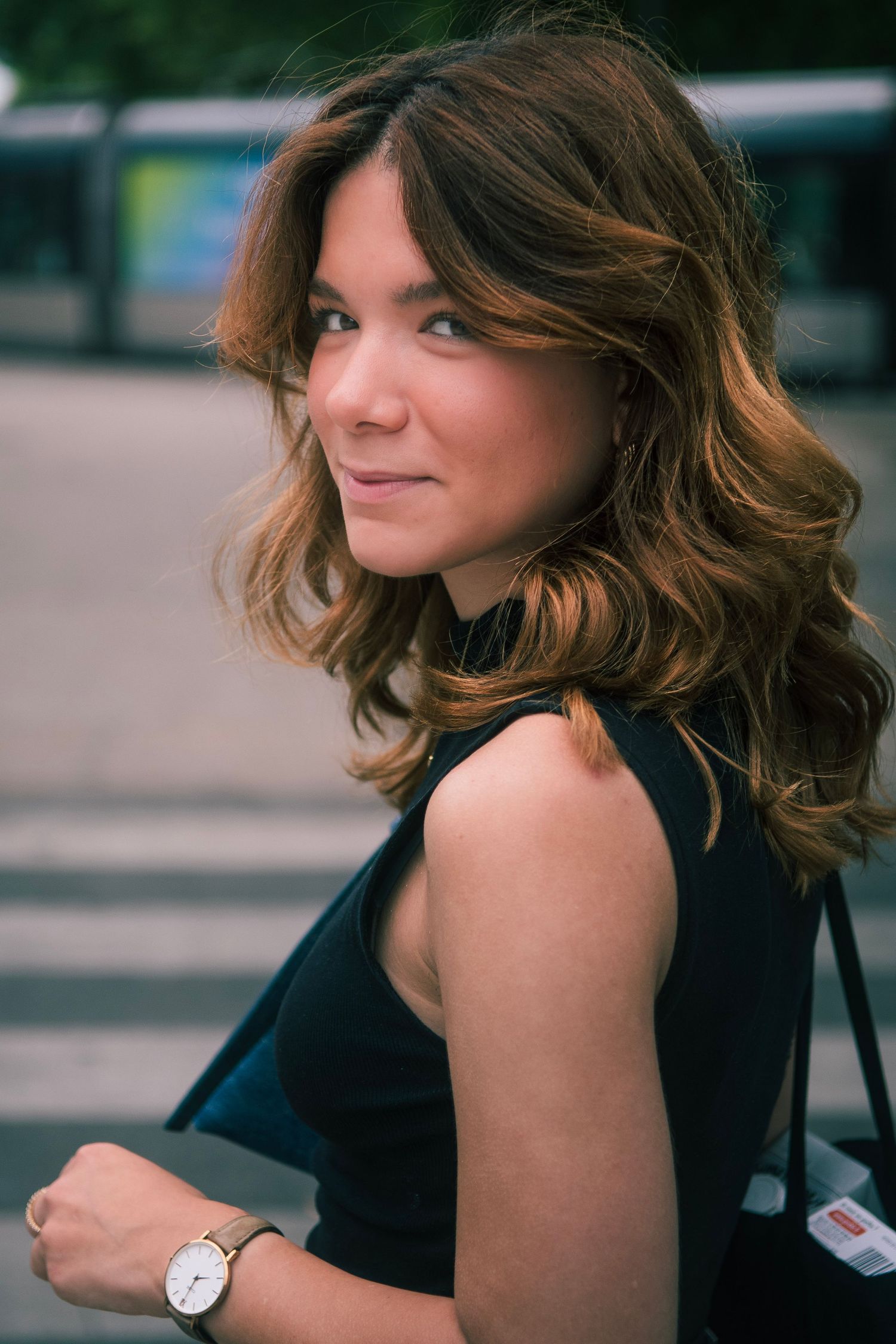 portrait extérieur femme bordeaux