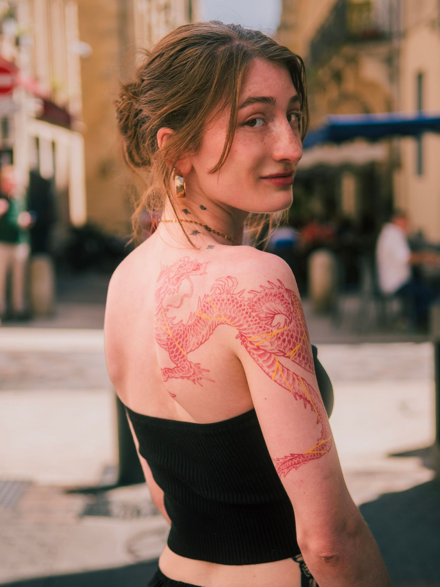portrait extérieur femme bordeaux