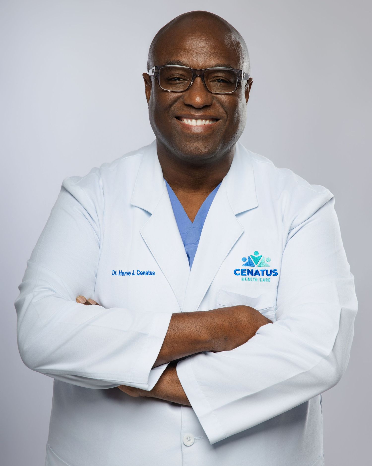 Branding session for Tampa Doctor in studio, professional headshots and poses by Rashad Gilmore Photography