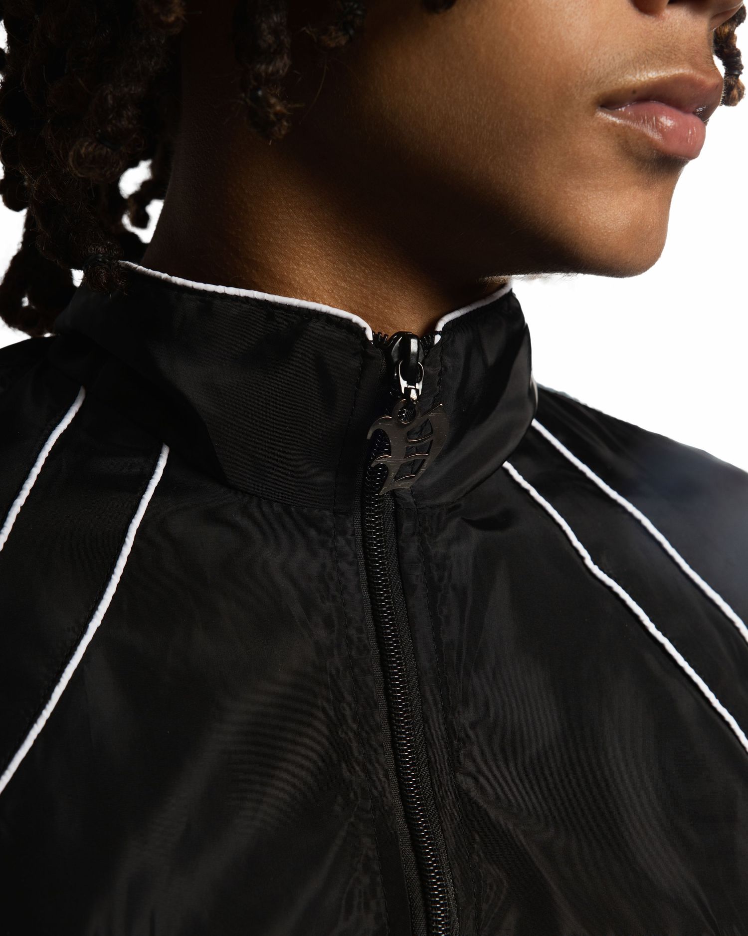 E-commerce product photo for Tampa clothing brand with clean white backdrop