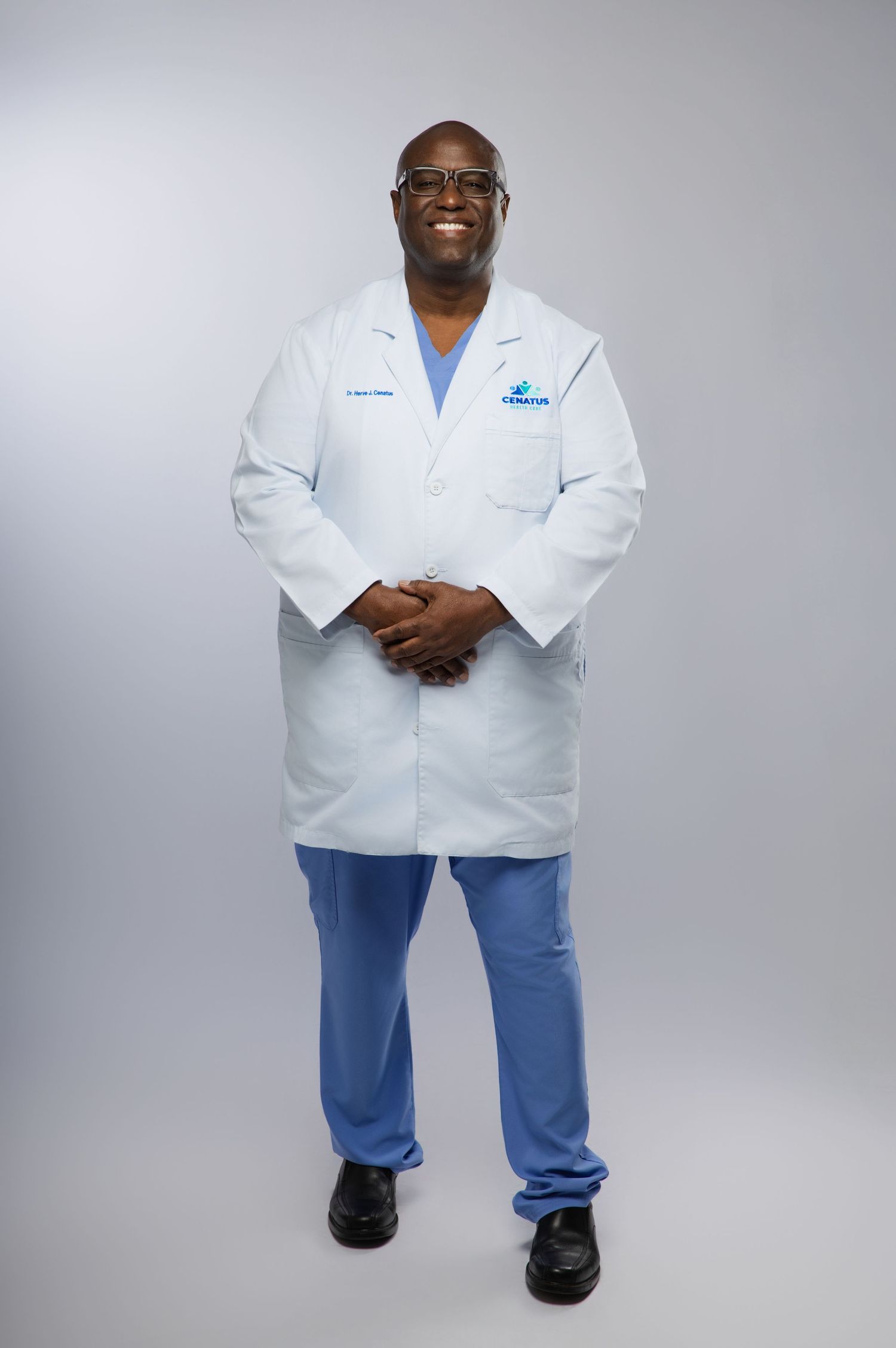 Branding session for Tampa Doctor in studio, professional headshots and poses by Rashad Gilmore Photography