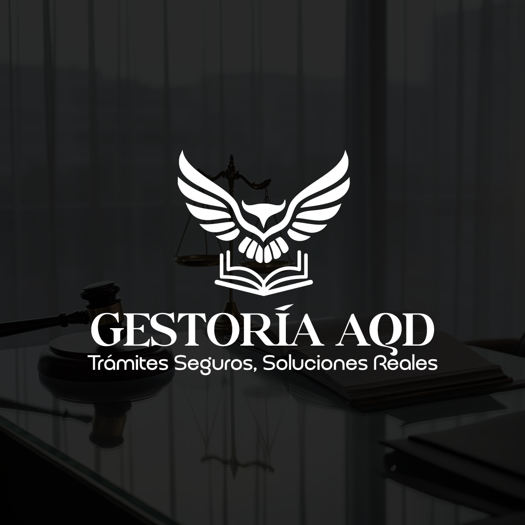 Diseño de logotipo e identidad visual para Gestoría AQD