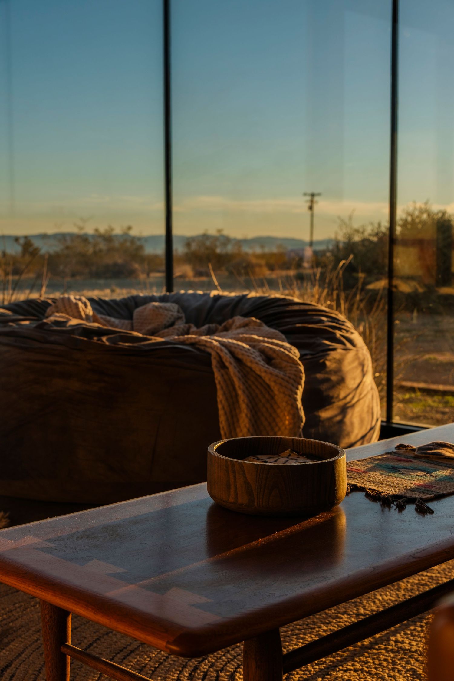 moody travel moment with natural light and soft tones