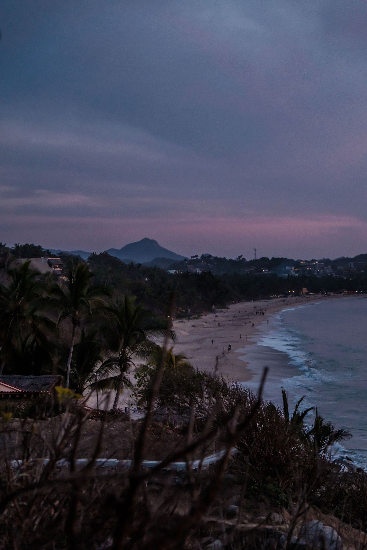 cinematic travel portrait with a scenic backdrop