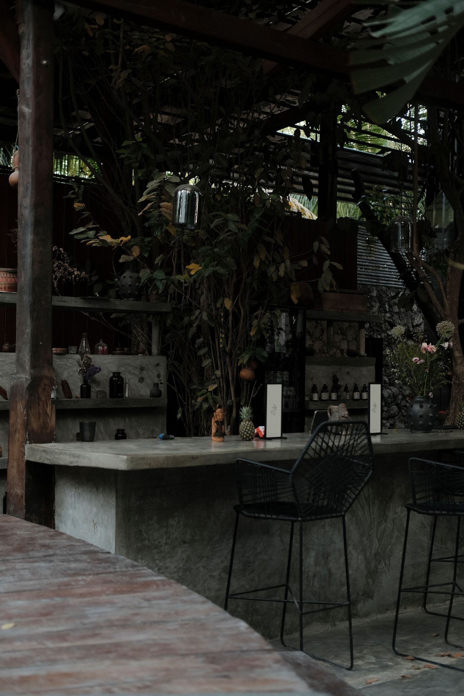 moody travel moment with natural light and soft tones