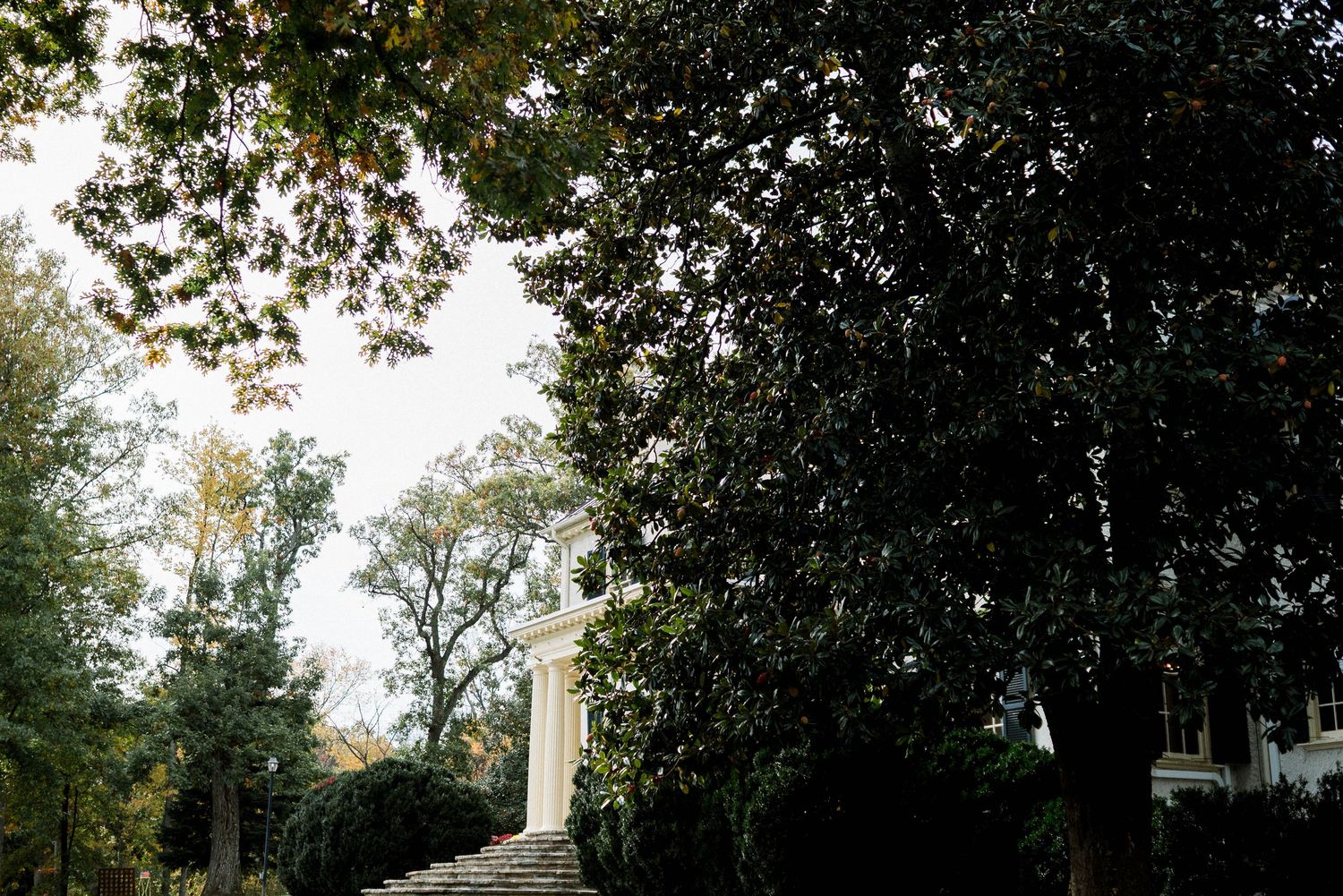 Side view of Rust Manor House wedding venue