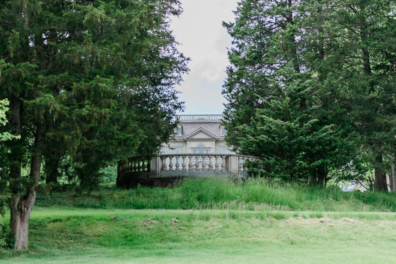 Great Marsh Estate through the trees, Bealeton, Virginia