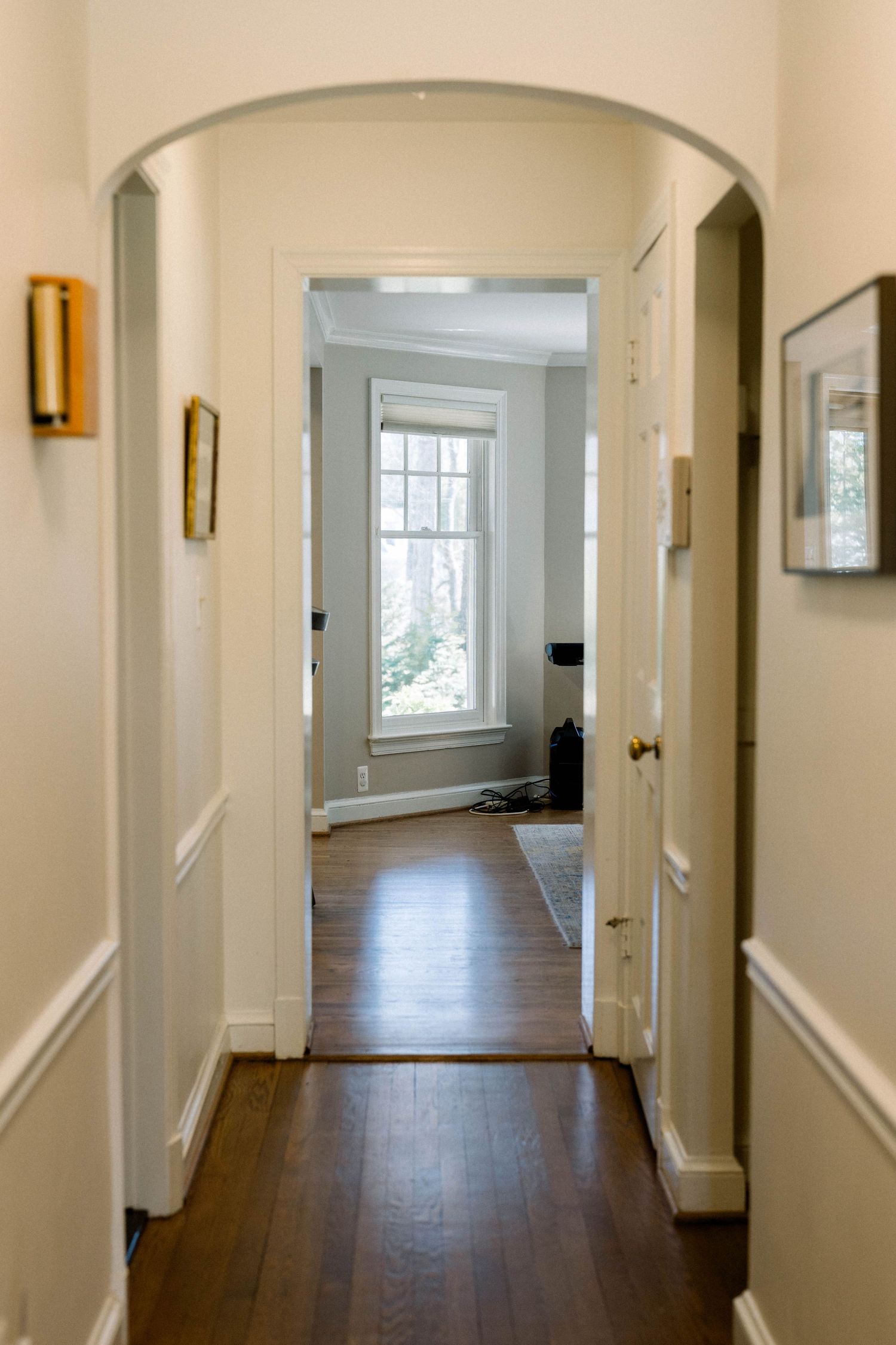The home's hallway