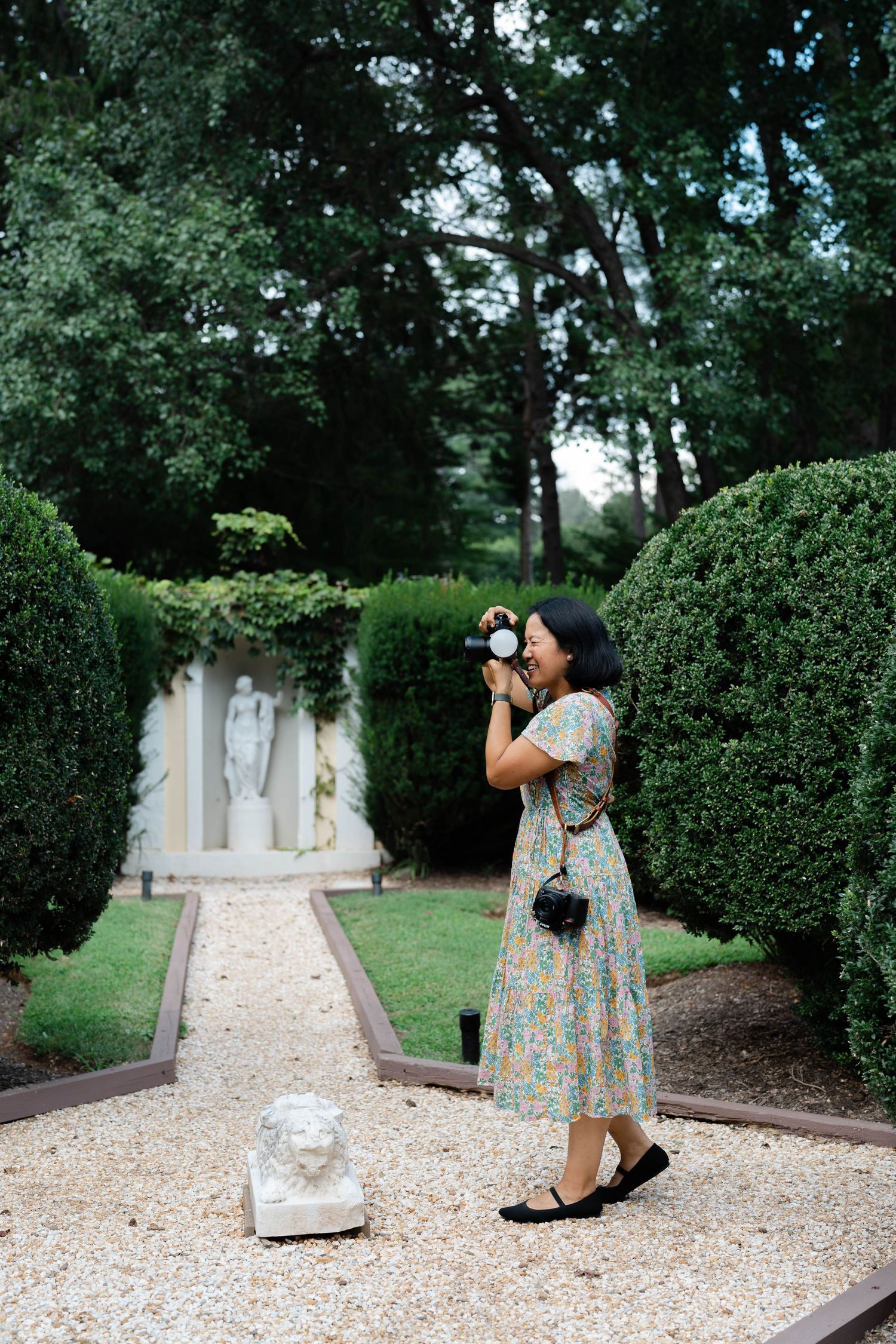 LUEM wedding photographer behind-the-scenes at Airlie in Warrenton, Virginia