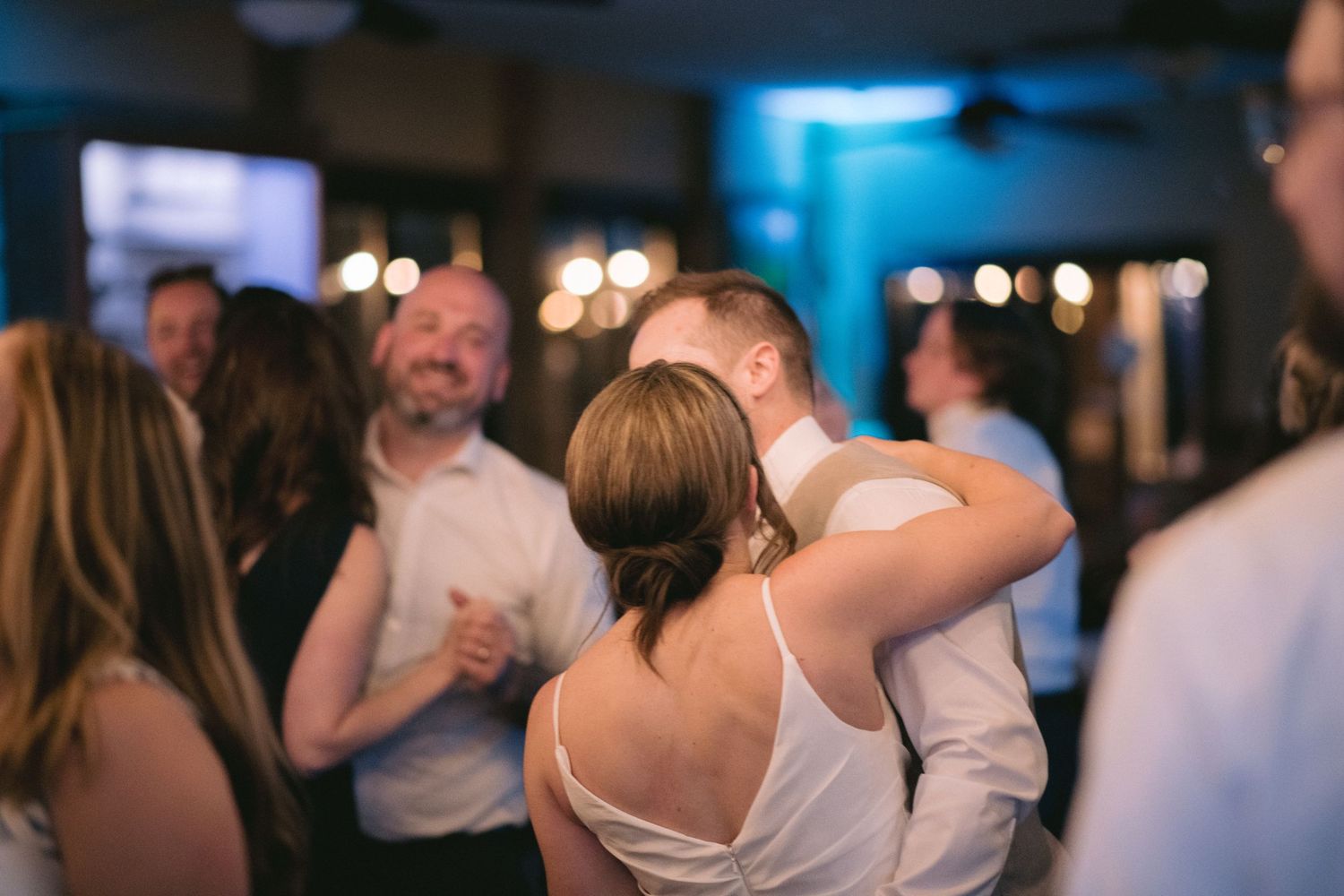 Couple dancing at reception - Tasting Room - The Winery at Bull Run