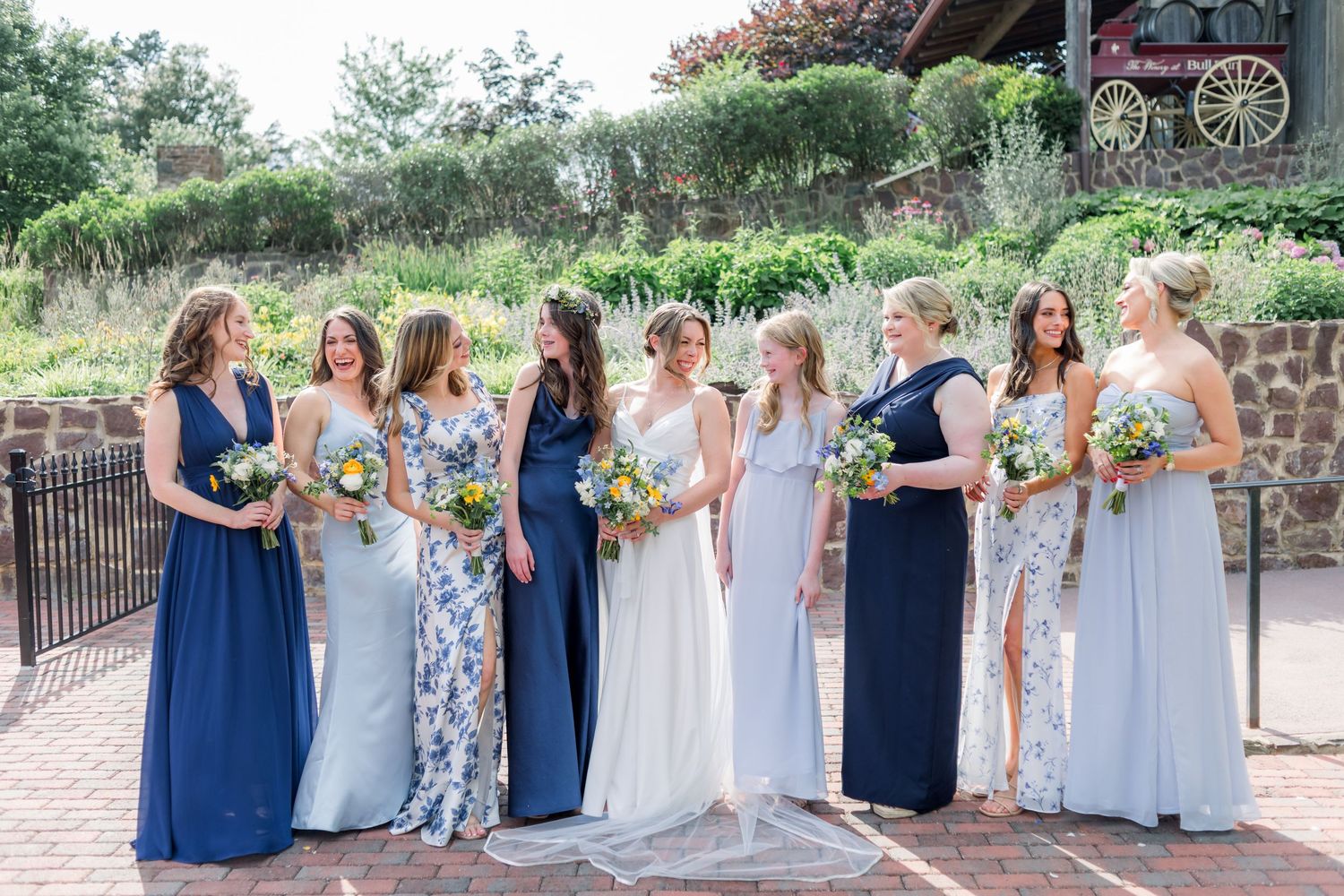 Photos with the bridesmaids - Centreville, Virginia