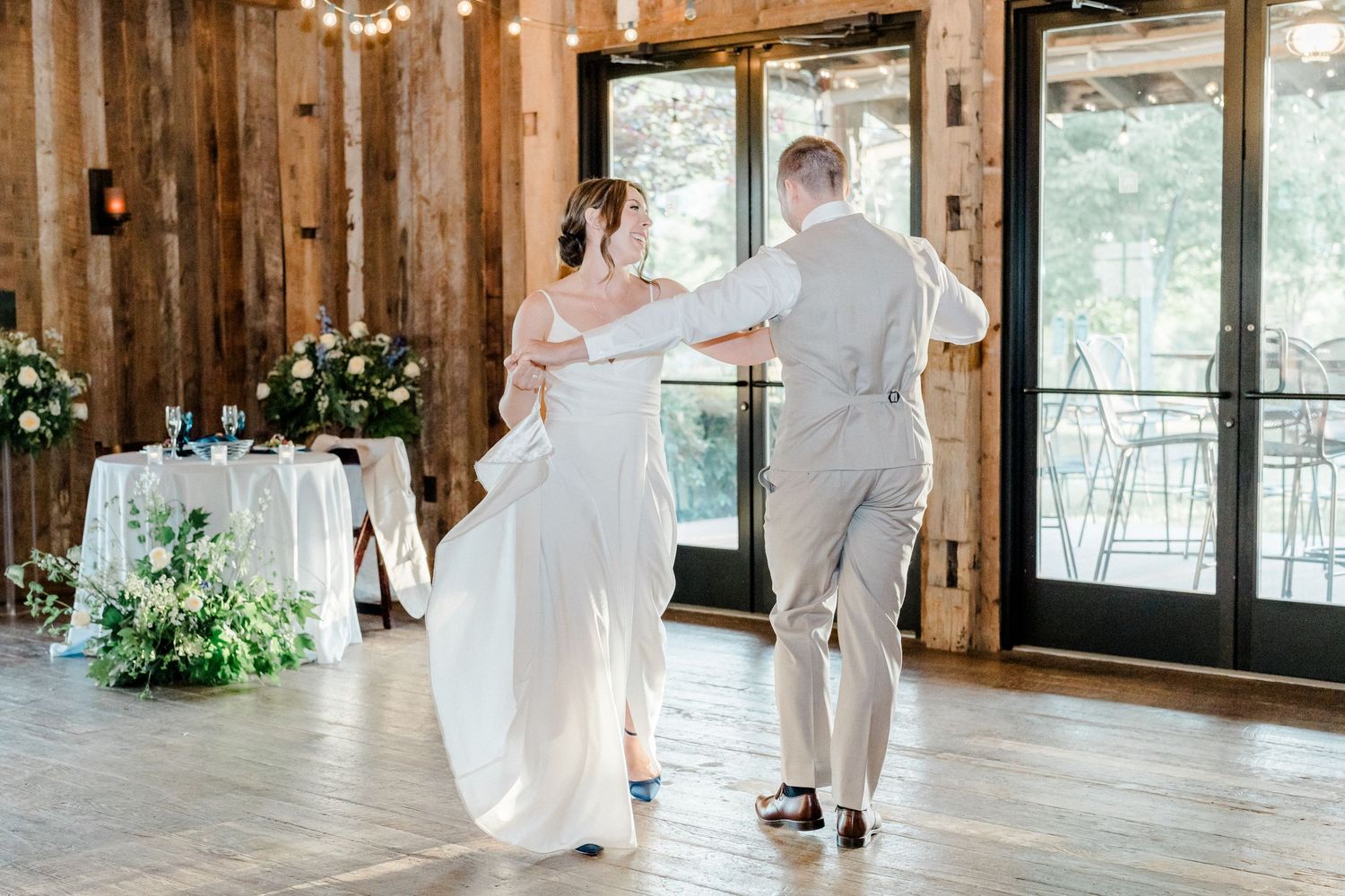 First dance at reception- The Winery at Bull Run