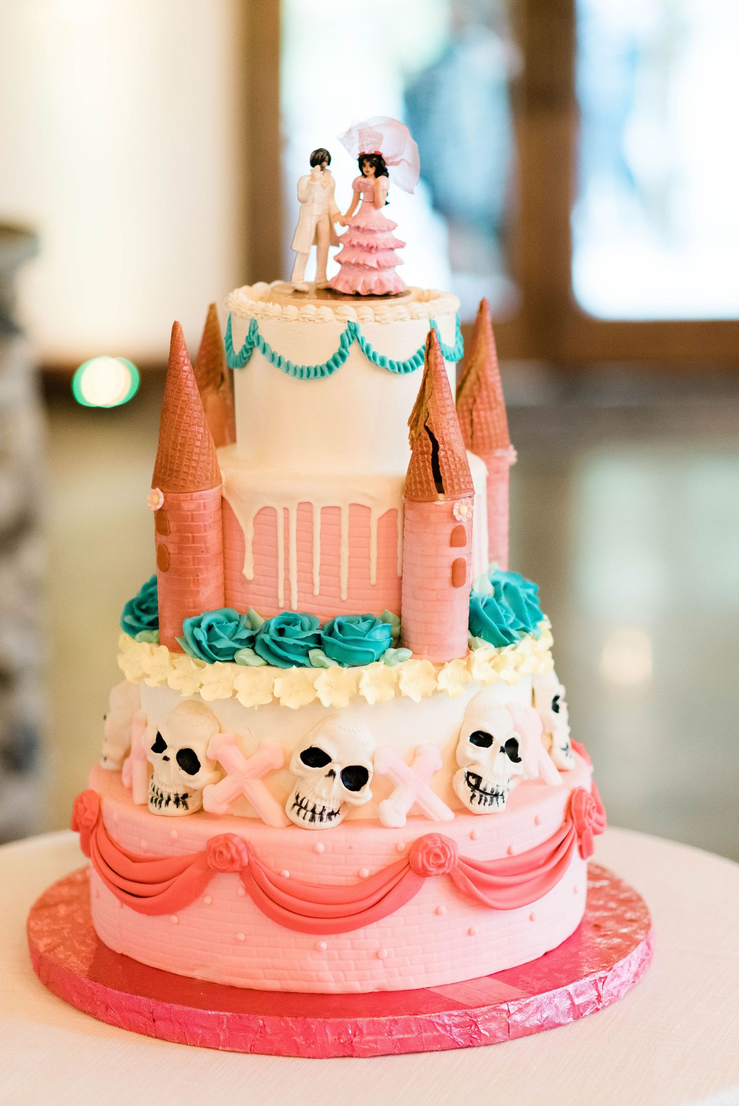 Wedding cake portrait