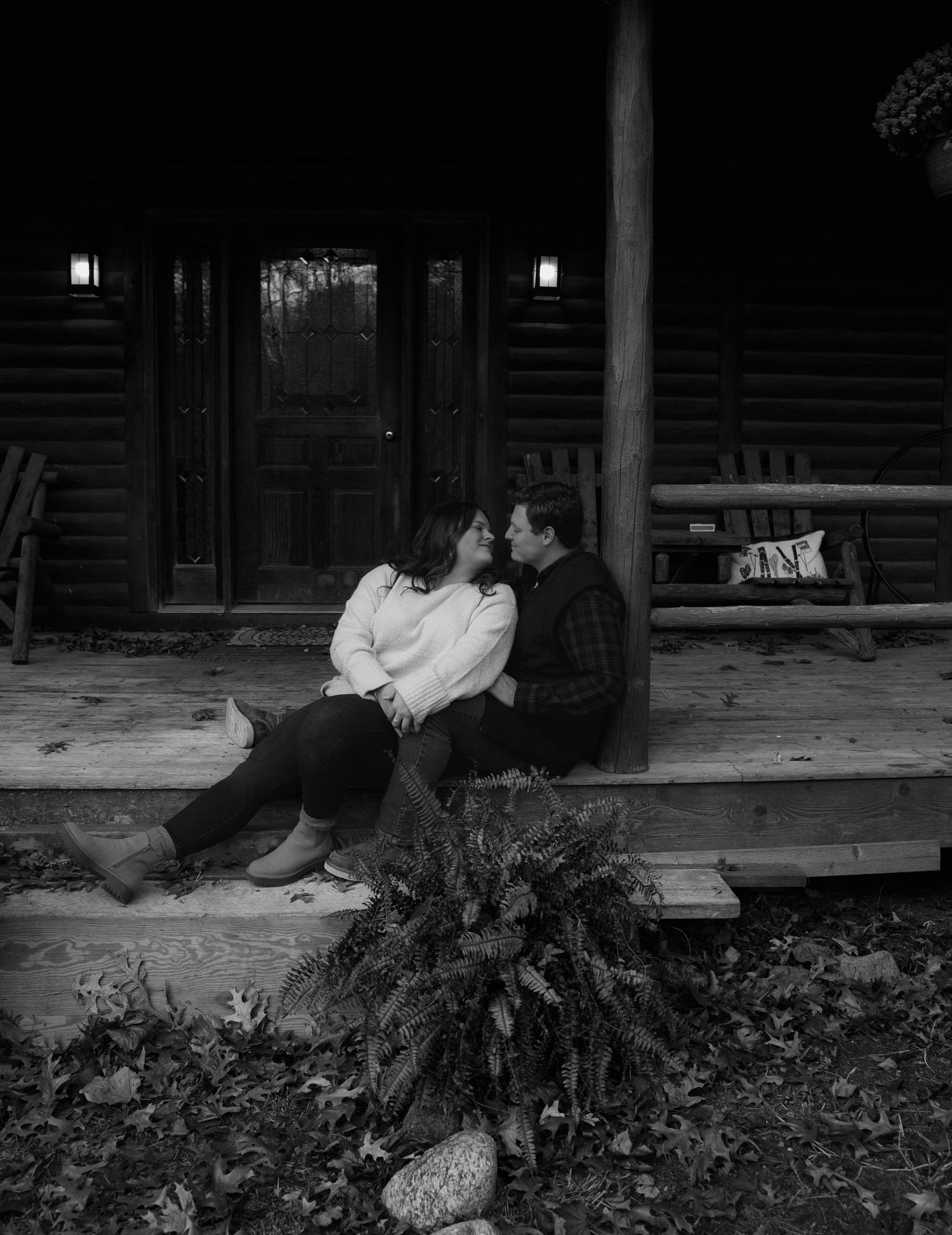 Michigan at home couples photo shoot