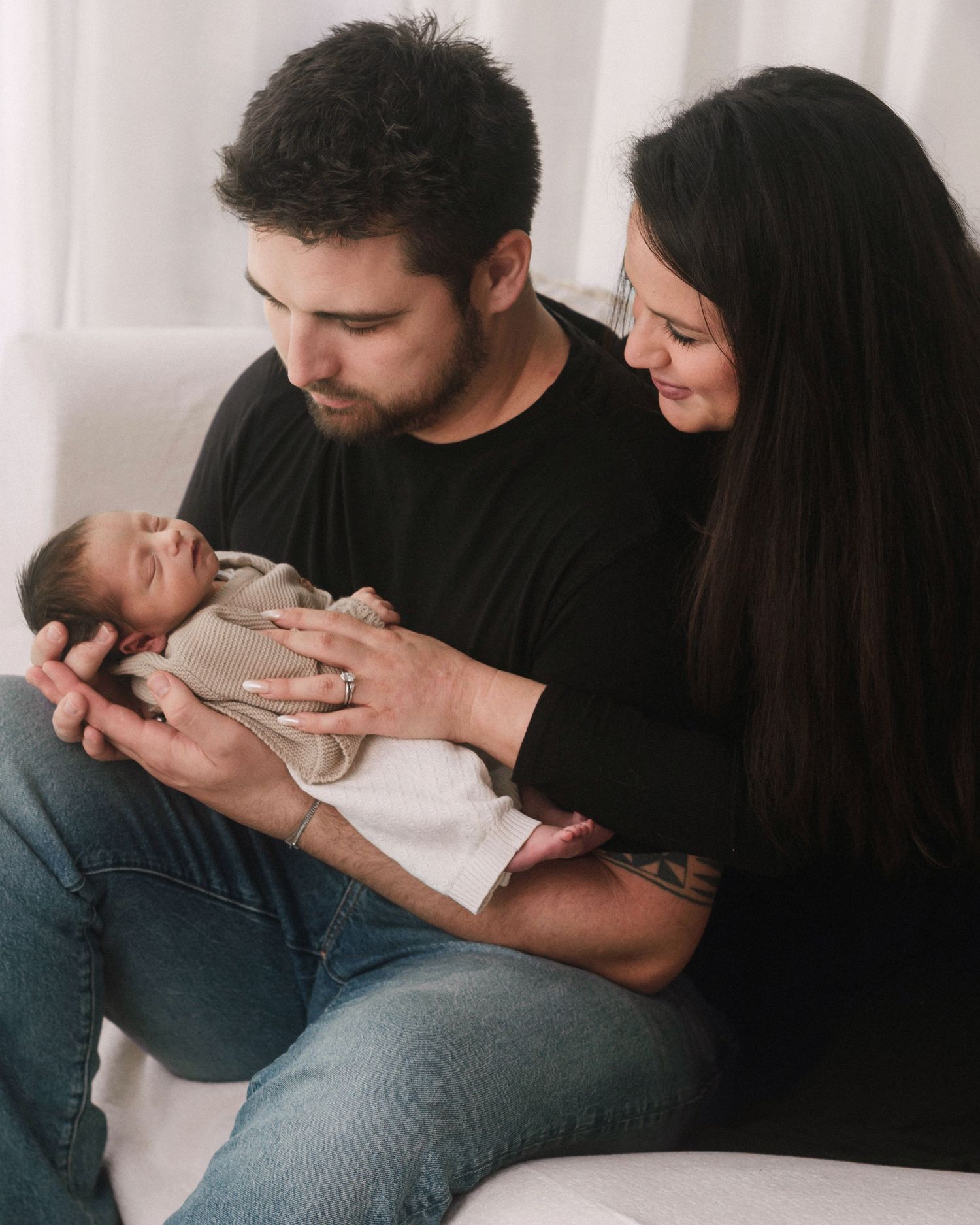 tampa family and baby photographer shoot in studio session