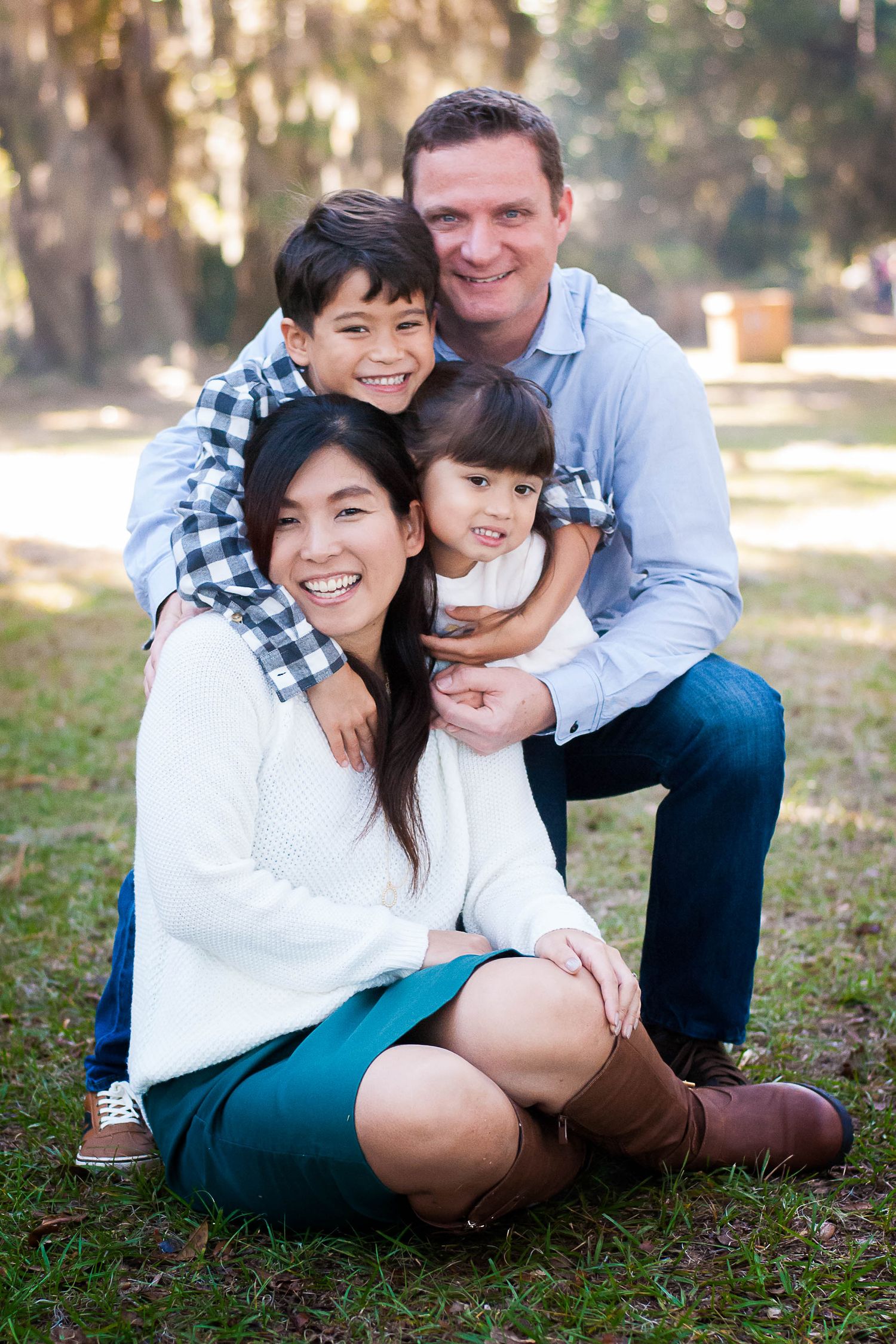 Outdoor family portrait session in natural setting — lifestyle photography by Alexandra Hall, Jacksonville and St. Augustine FL
