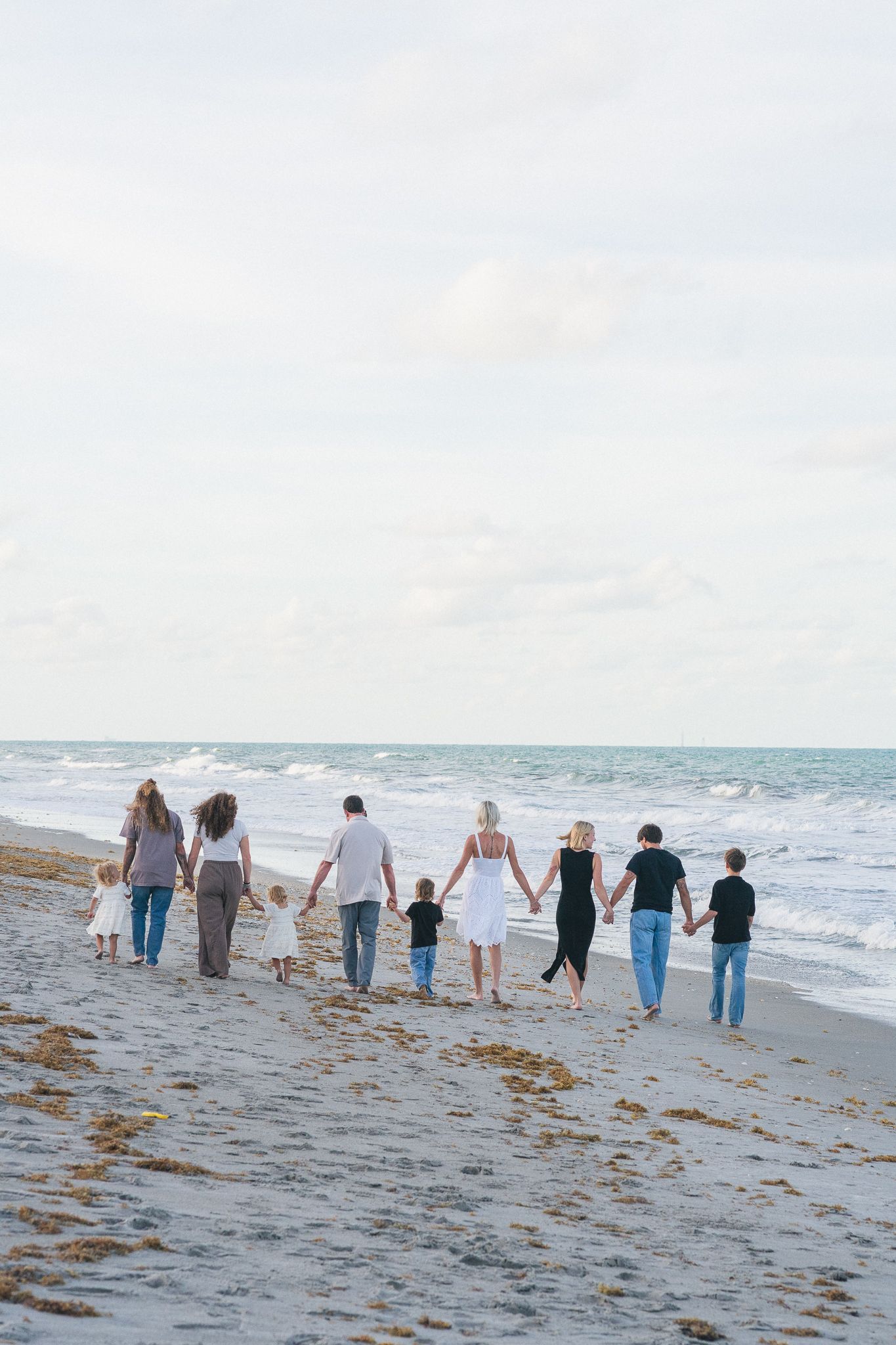 Family beach portrait photography in Melbourne, Florida