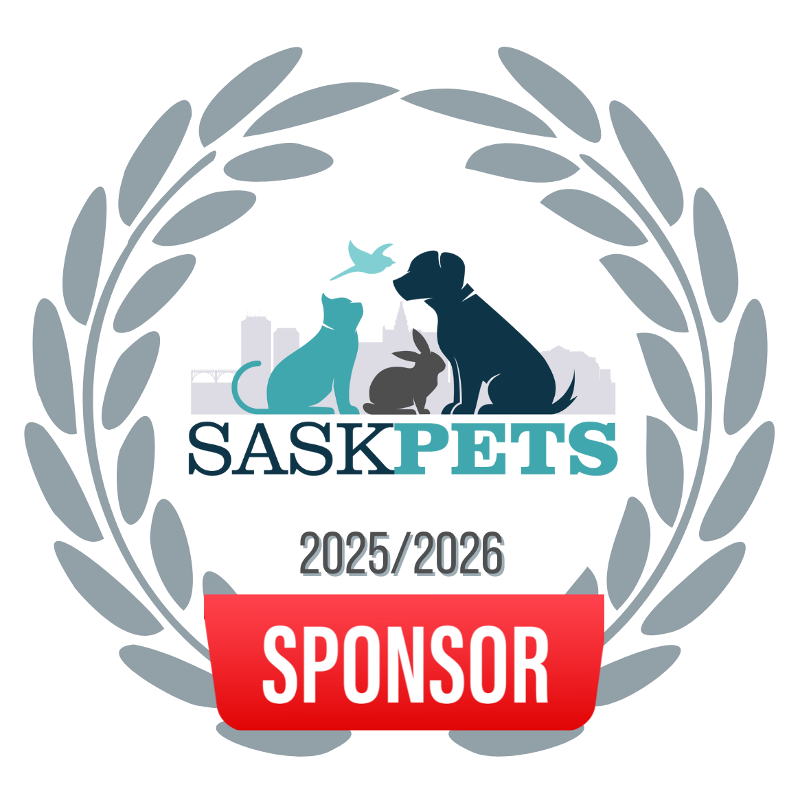 SaskPets Sponsor Badge