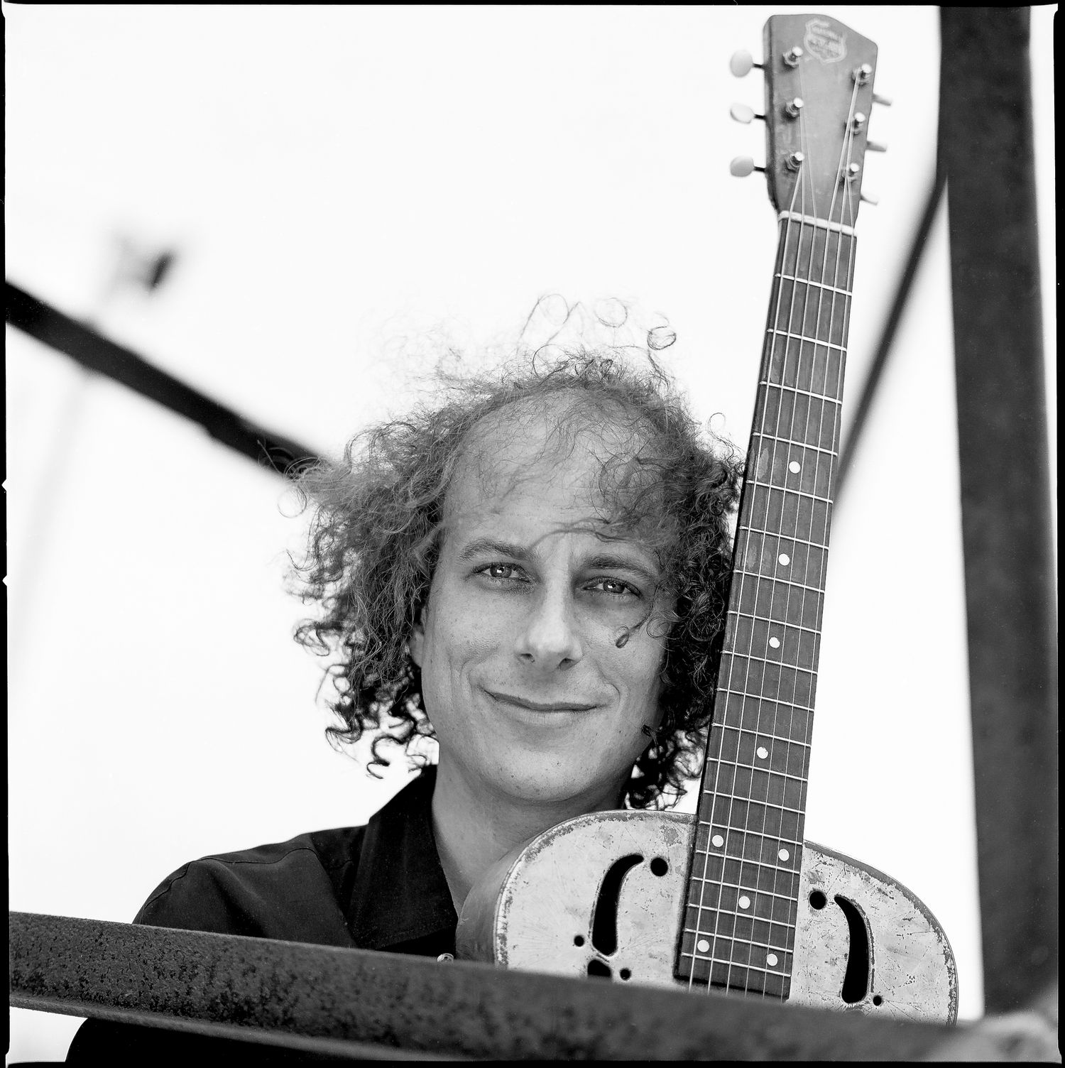 Gary Lucas, guitarist, songwriter and composer, west 39th studio, NYC.