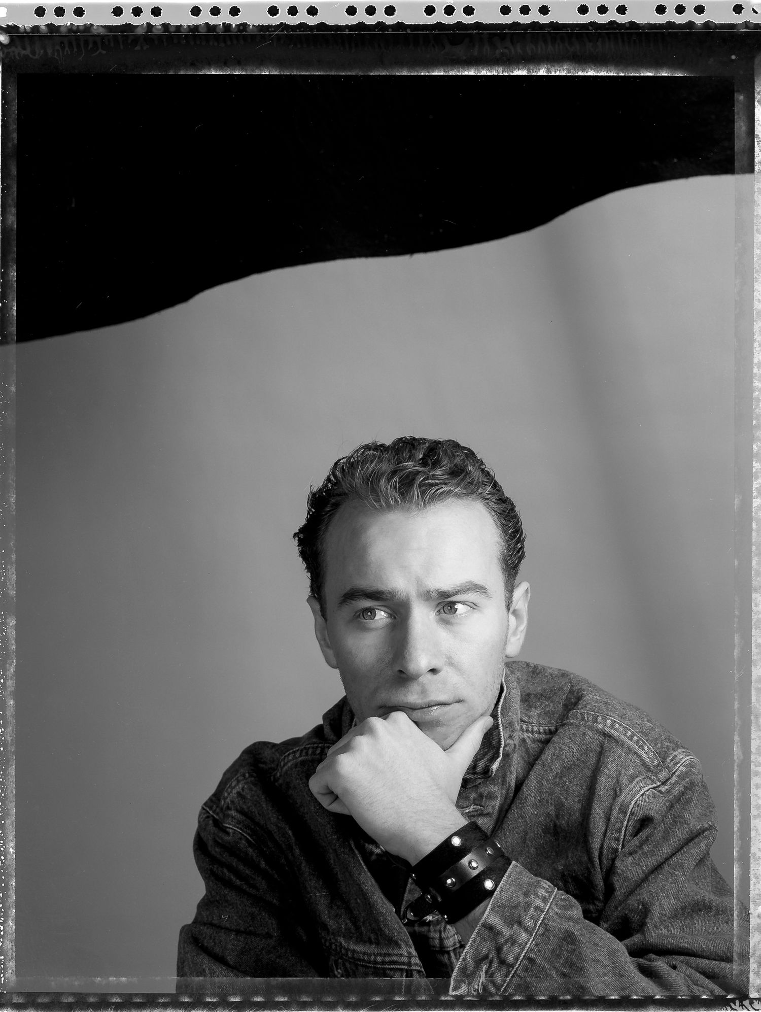 Matt Johnson, singer, of the The, West 26th st studio, NYC.