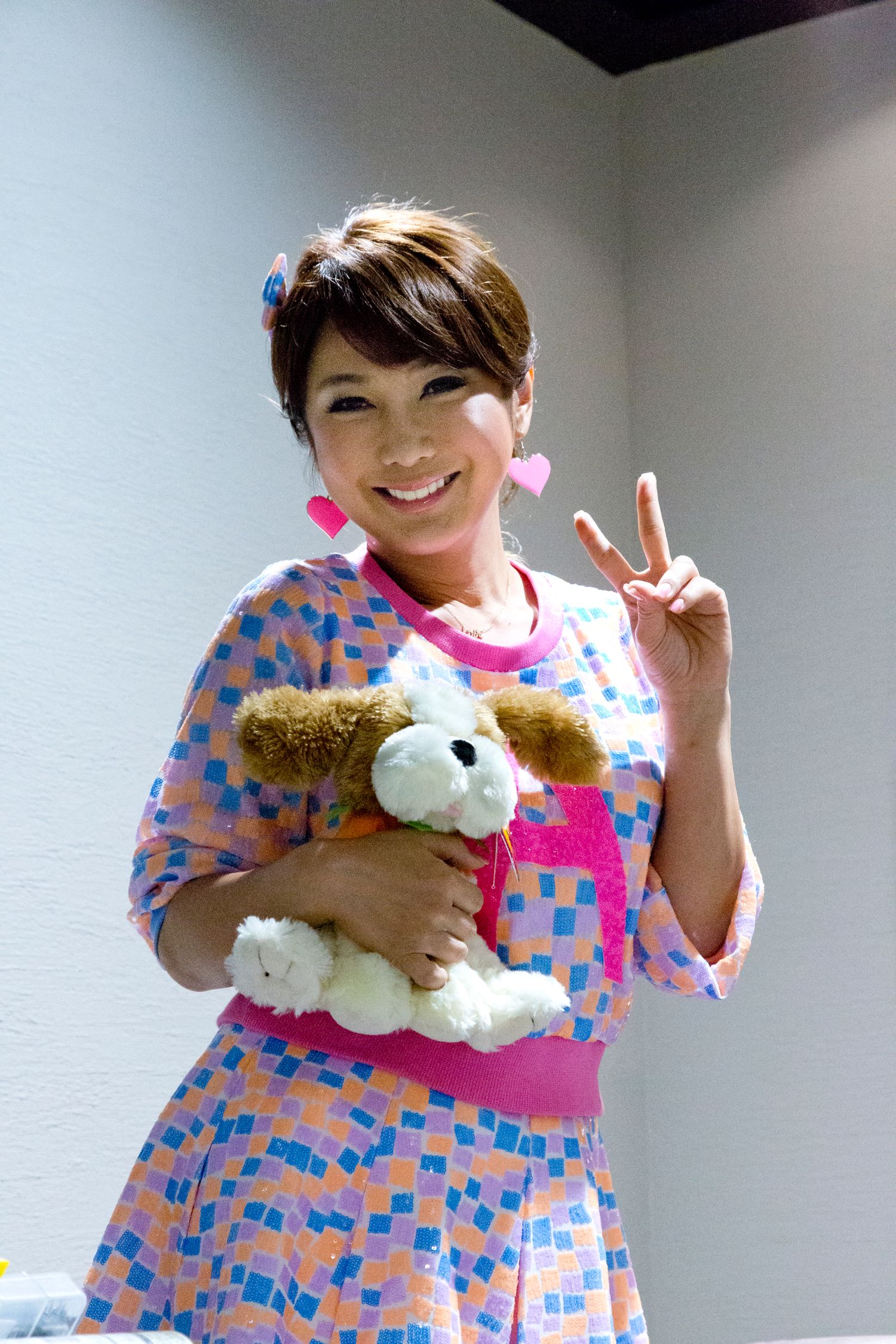 Ai Haruna in a beauty salon, Ginza, Tokyo, Japan