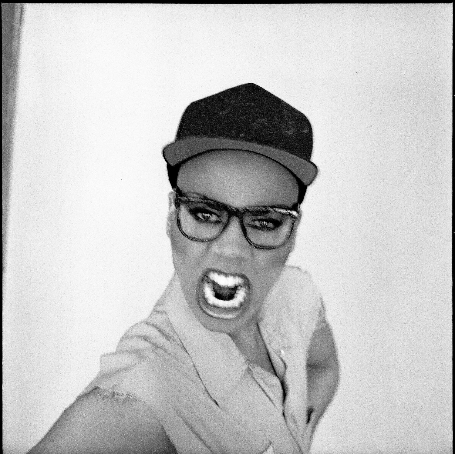 RuPaul, actor, drag queen and model, west 26th st studio, NYC.