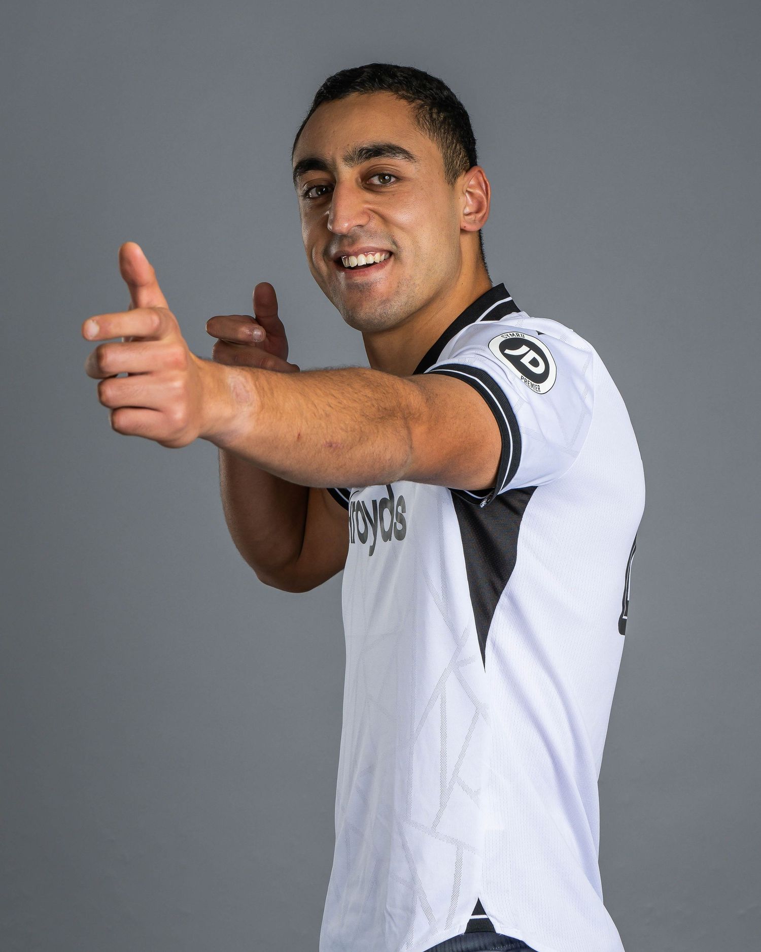 football player headshot