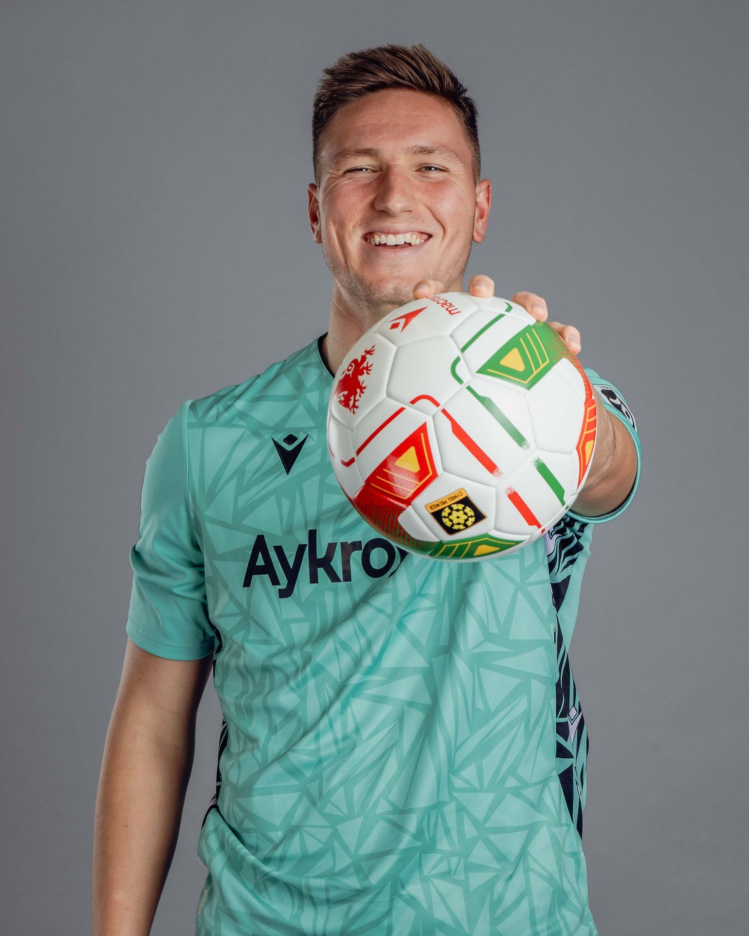 football player headshot