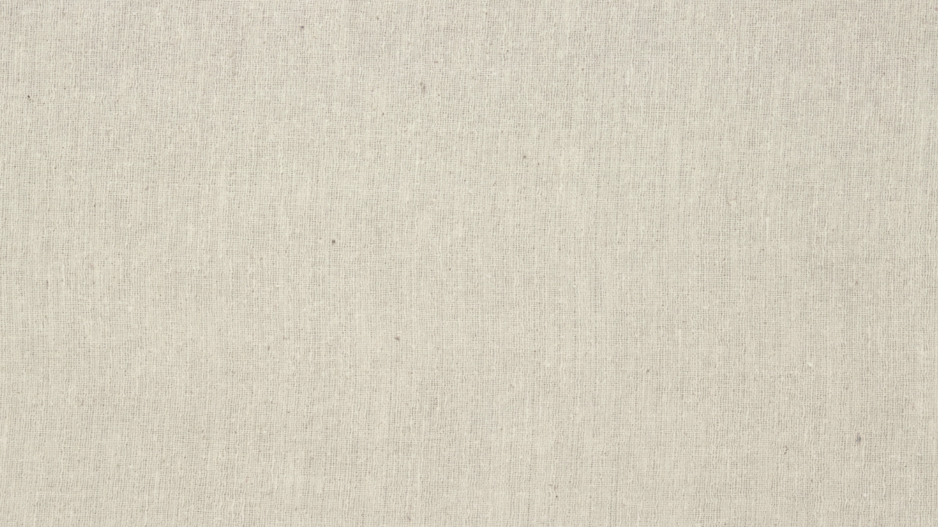 Plain textured beige linen or canvas background with subtle fabric weave pattern.