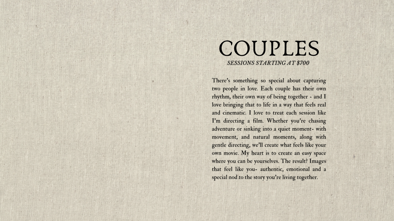 Magazine article page with 'COUPLES' title header and text columns against a light beige background.