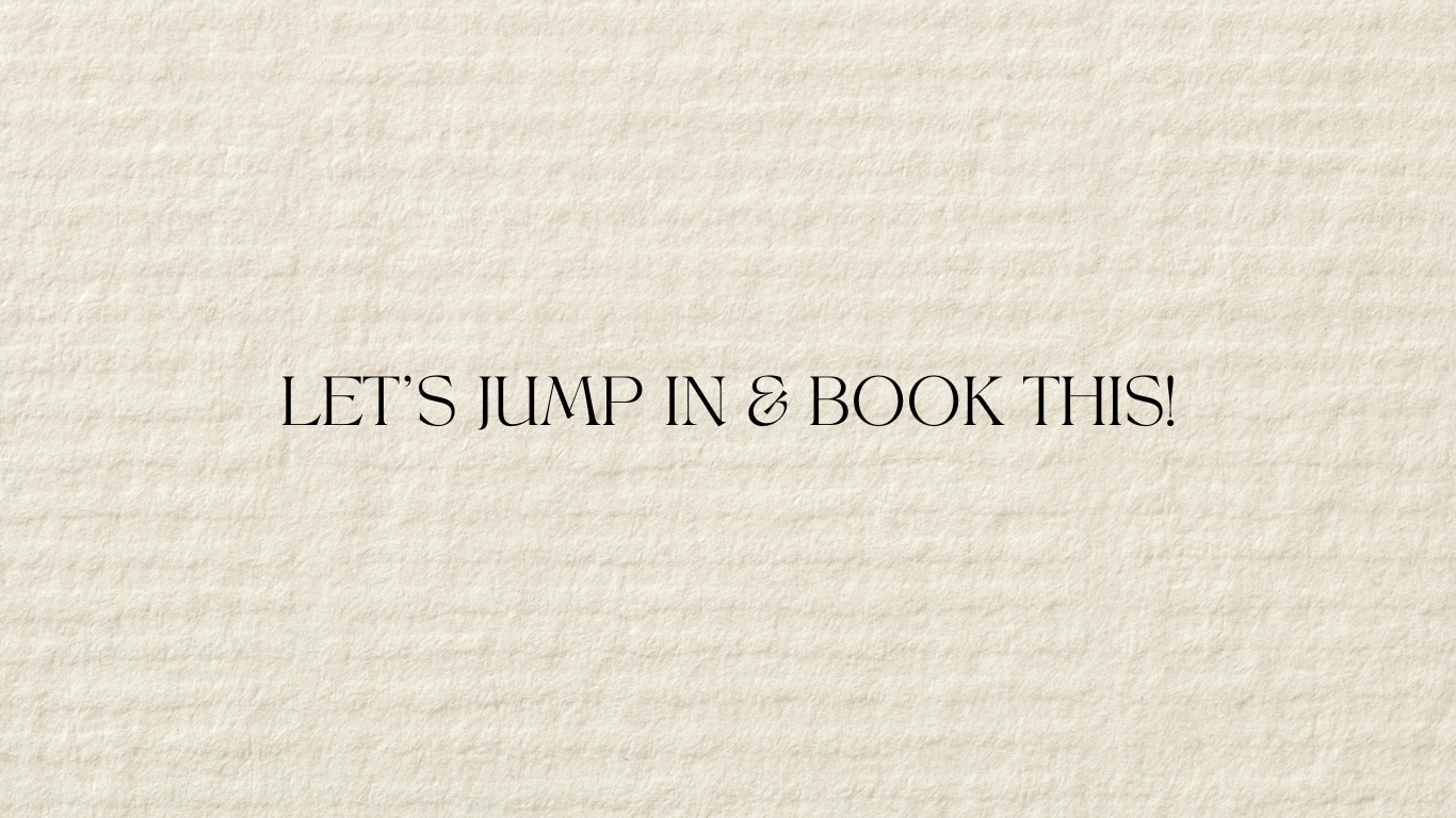 Blurry beige background with faint text visible in a light neutral tone.