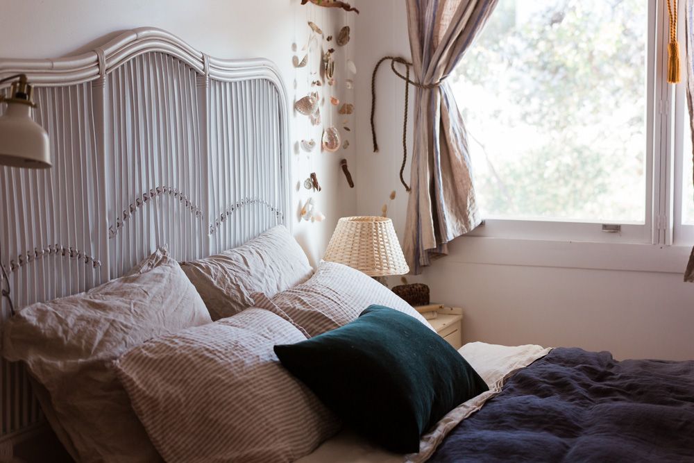 Bedroom styling image from stay at My Sister and The Sea, Marion Bay, Yorke Peninsula