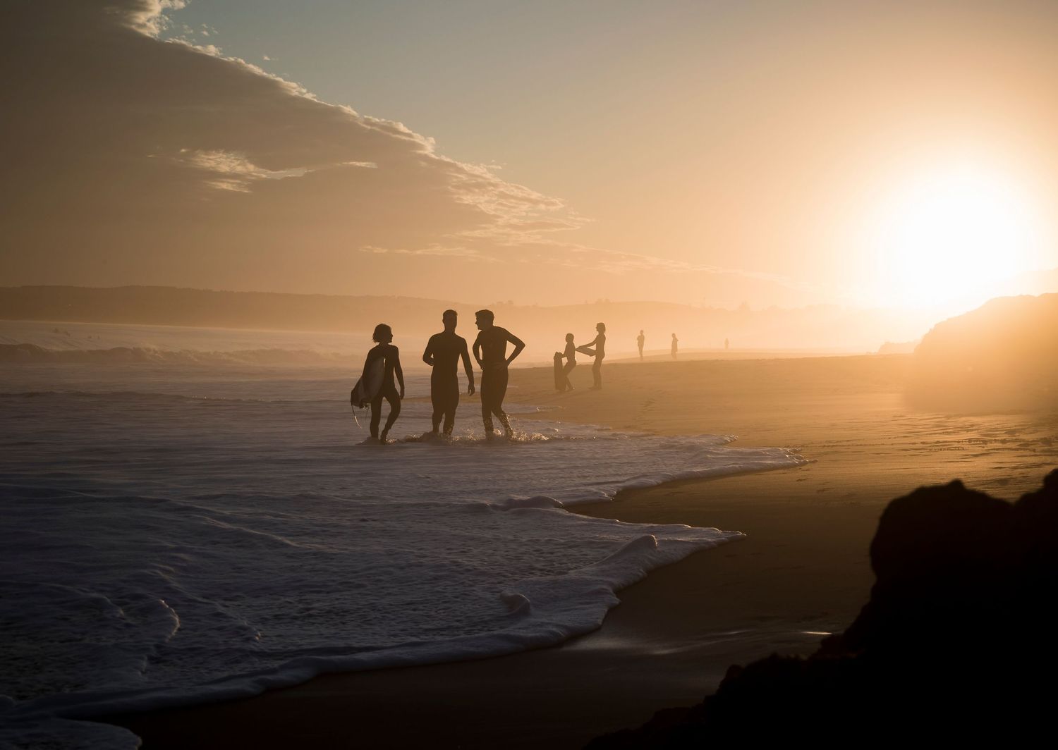 Sunset at Knights Beach, Port Elliot, Fleurieu Peninsula, South Australia