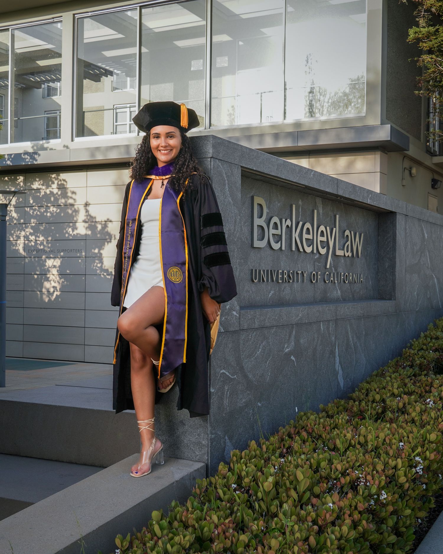Professional graduation photograph of a lawyer by Don Wilson in California