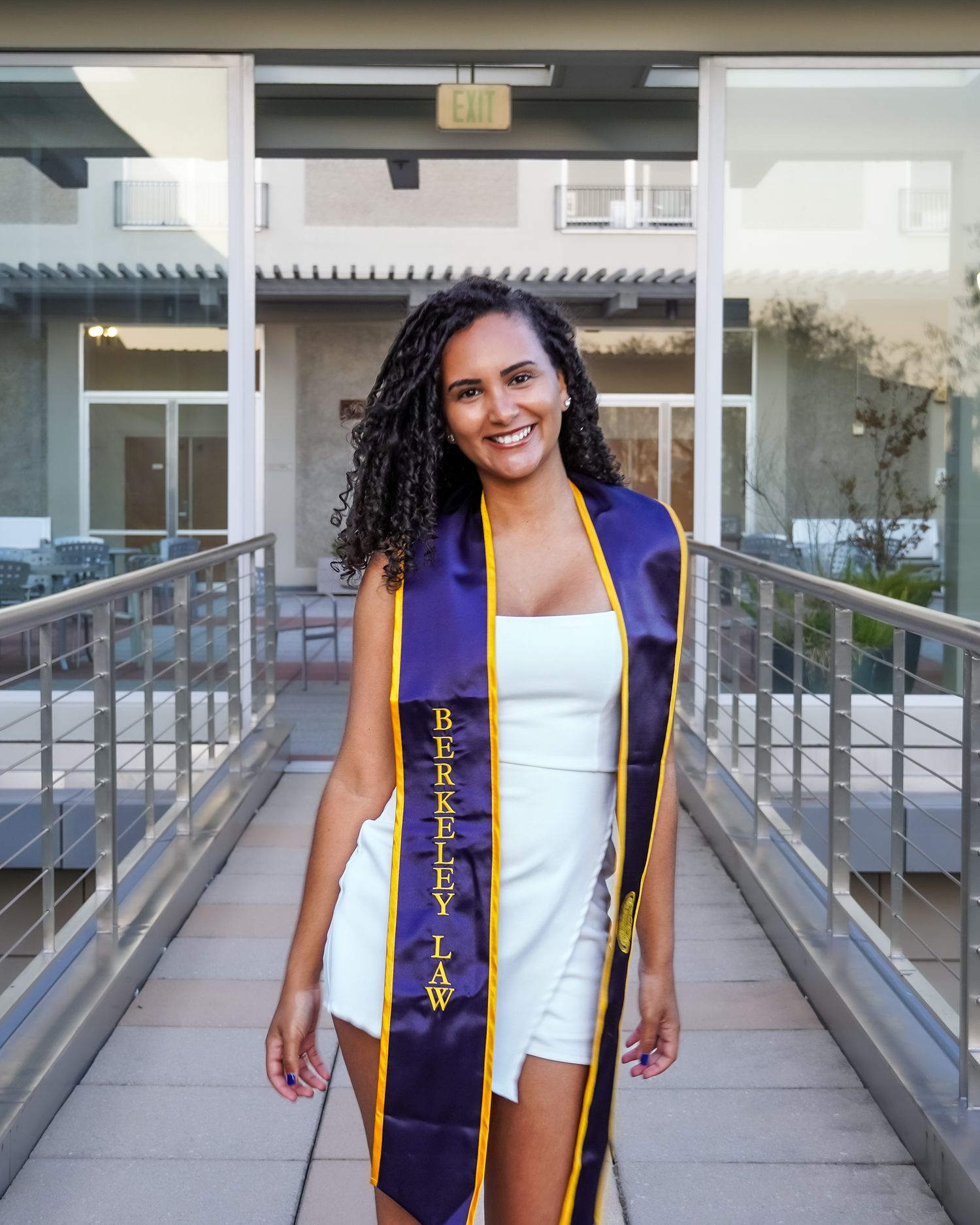 Professional graduation photograph of a lawyer by Don Wilson in California