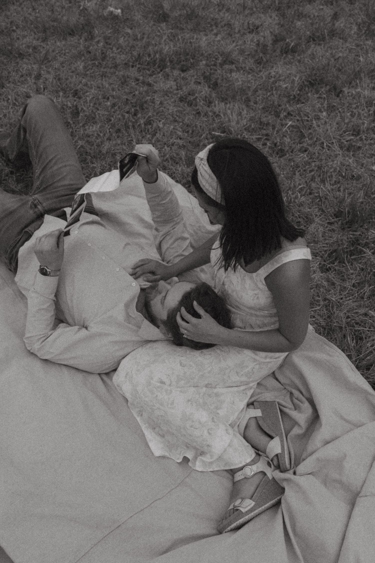 pregnancy announcement, picnic