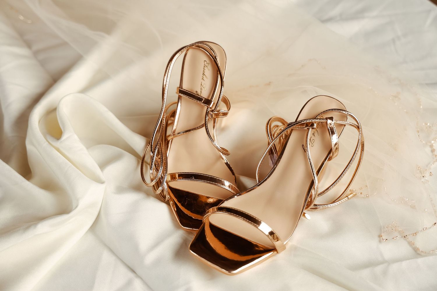 Brides wedding shoes