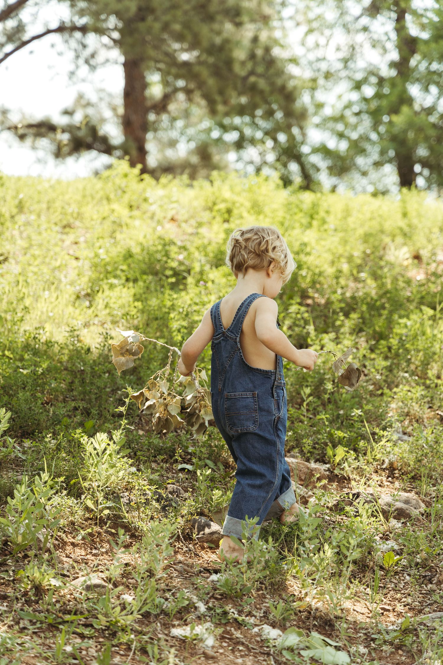 boy playing outside photography