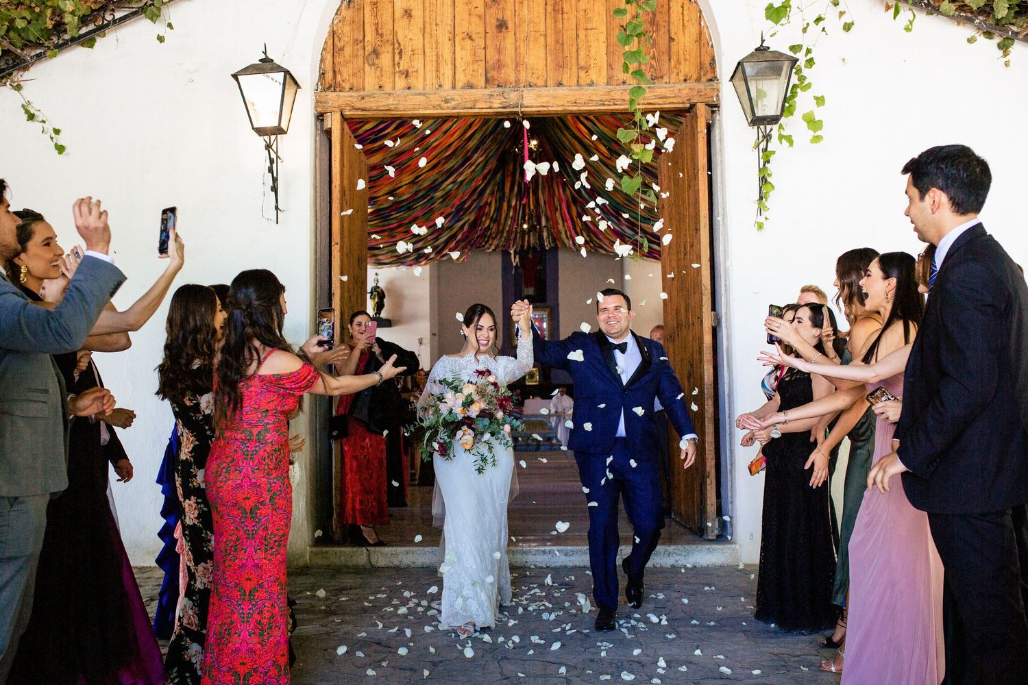 Candid wedding moment captured by Paco Aguilar during a destination wedding in Mexico