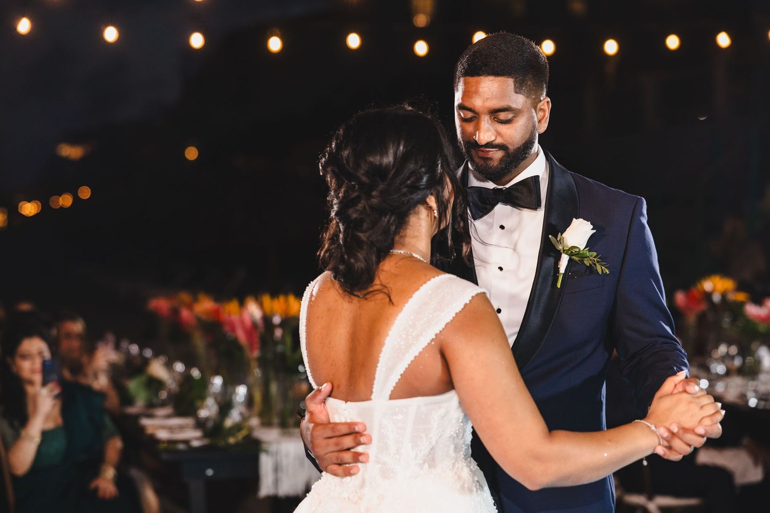 Candid wedding moment captured by Paco Aguilar during a destination wedding in Mexico