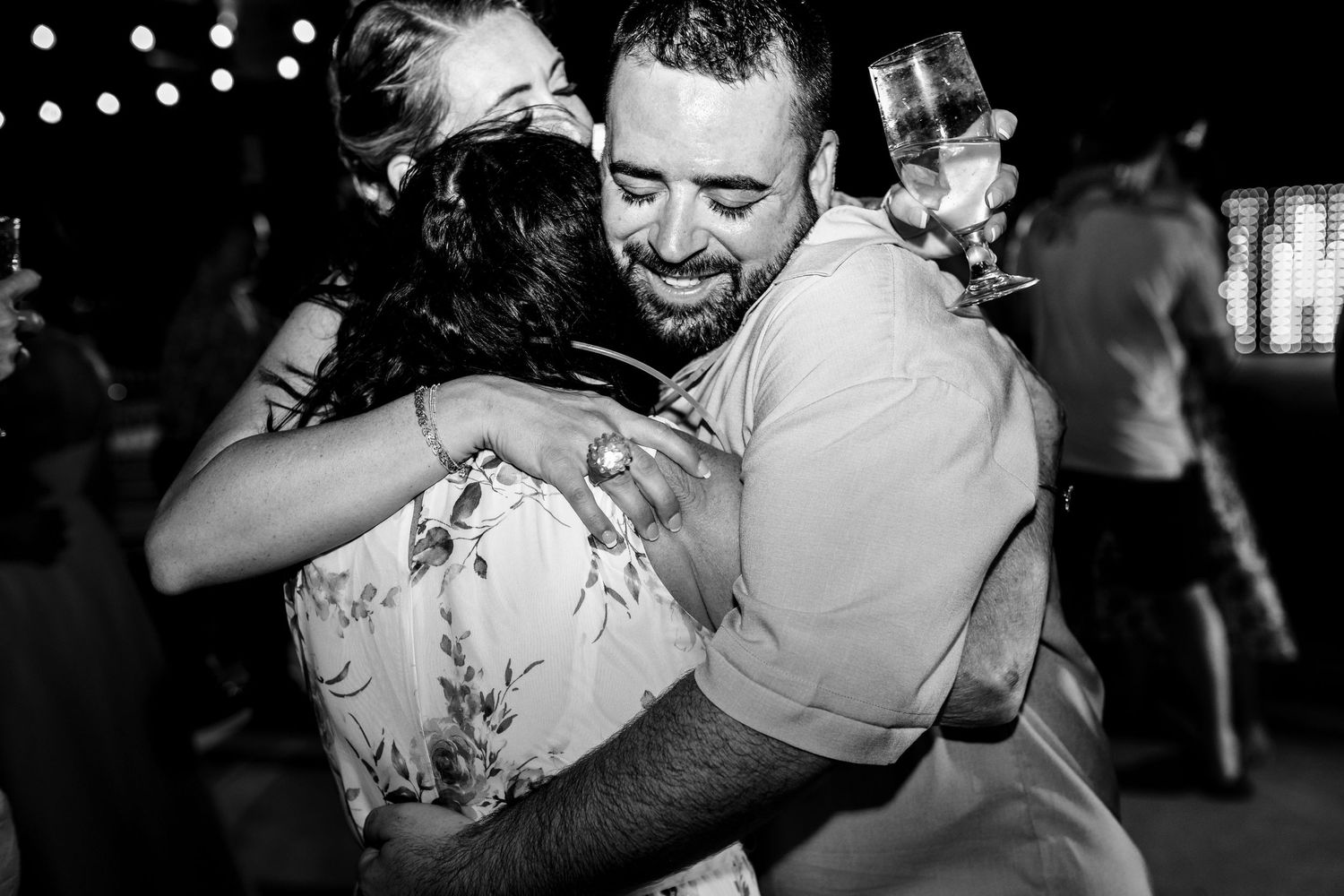 Candid wedding moment captured by Paco Aguilar during a destination wedding in Mexico