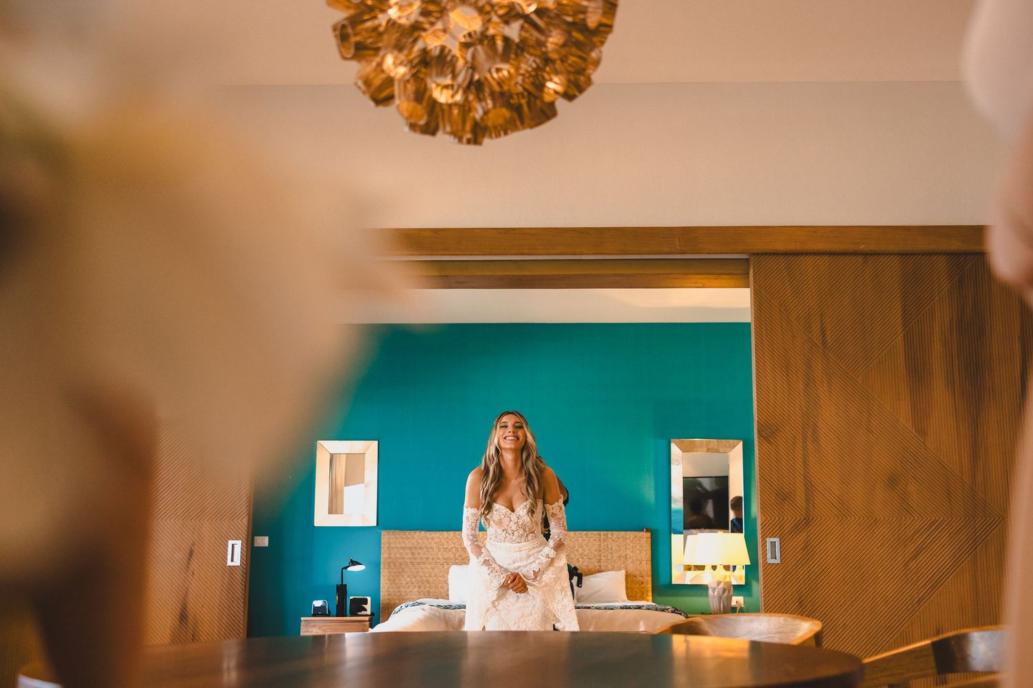 Natural wedding portrait by Paco Aguilar, destination wedding photographer in Mexico