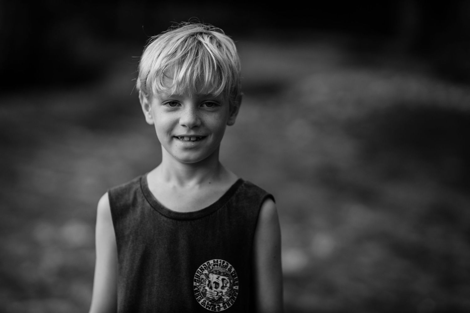 Black and white portrait series showing different emotional expressions.Gold Coast candid family photographer.