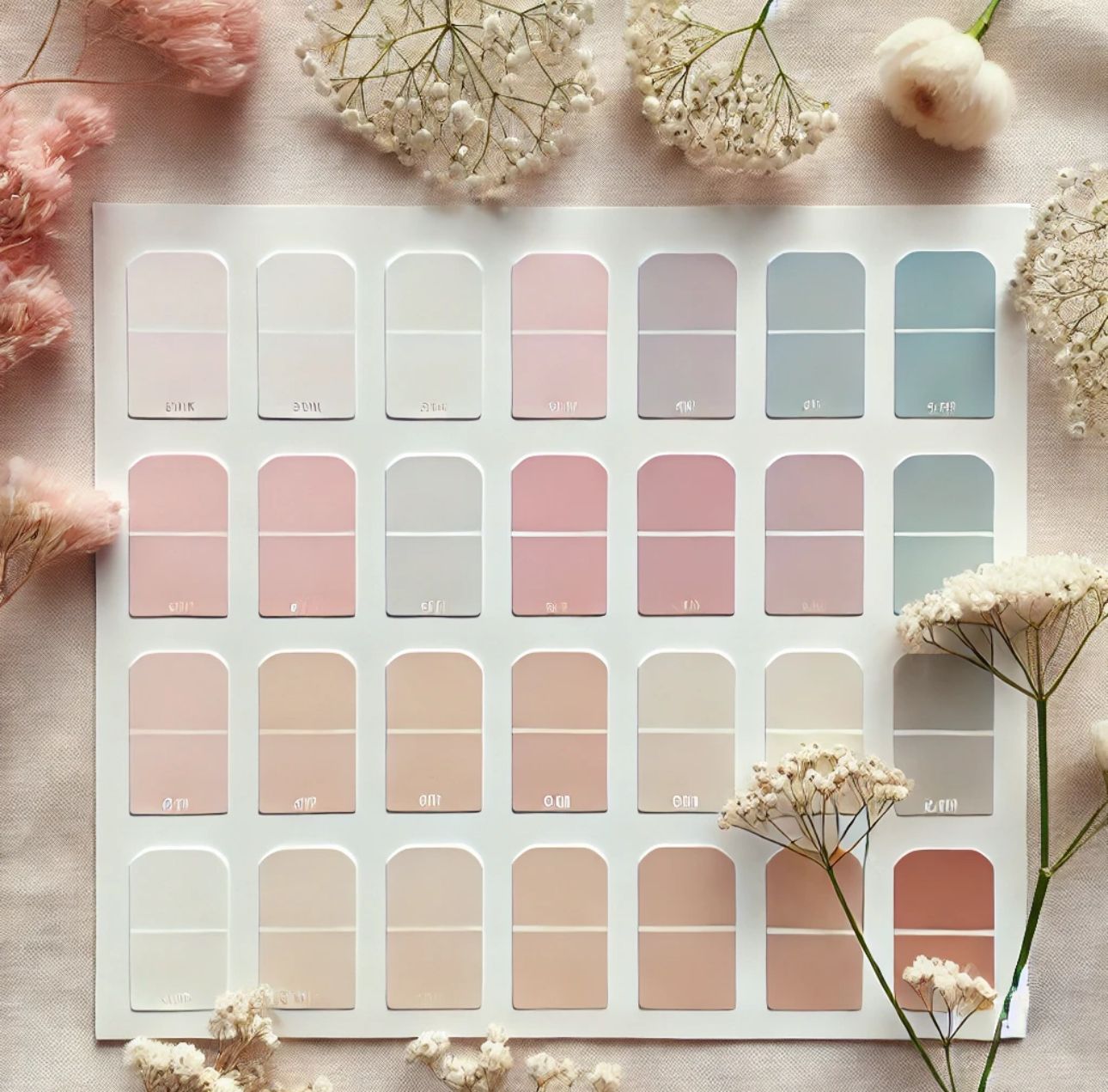color palette for the photoshoots