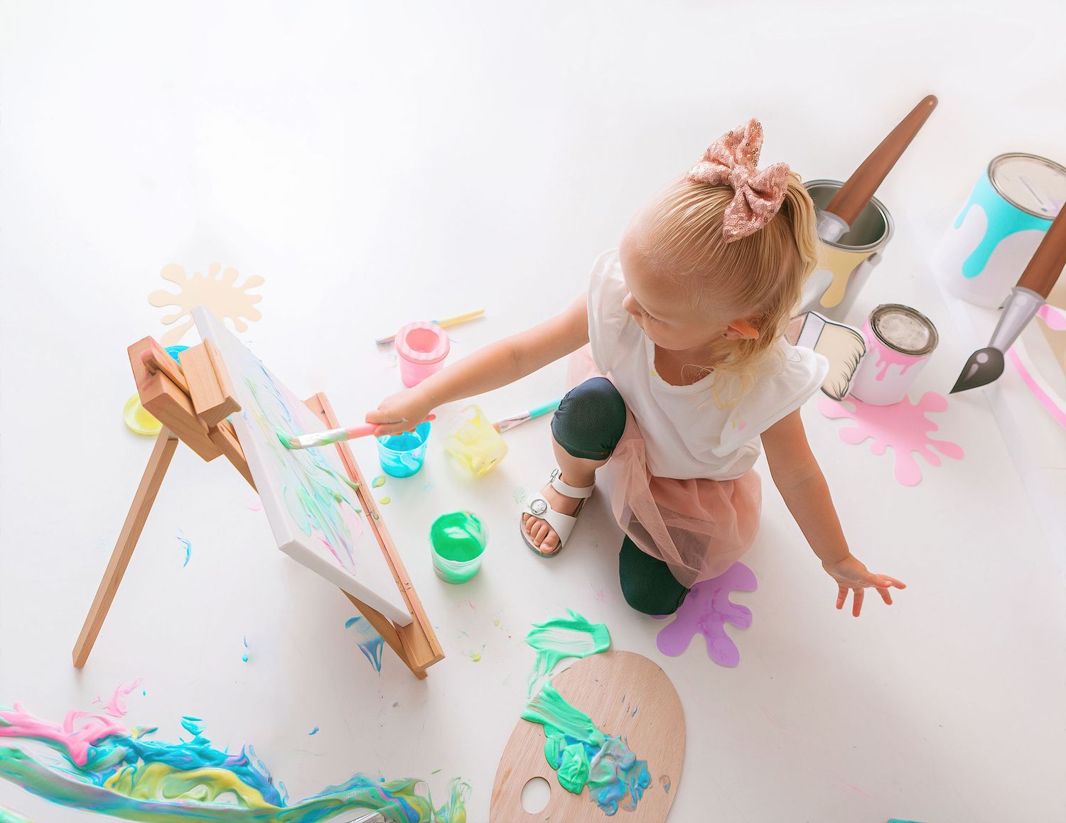 Paint and Art Photo Session West Lafayette, Indiana