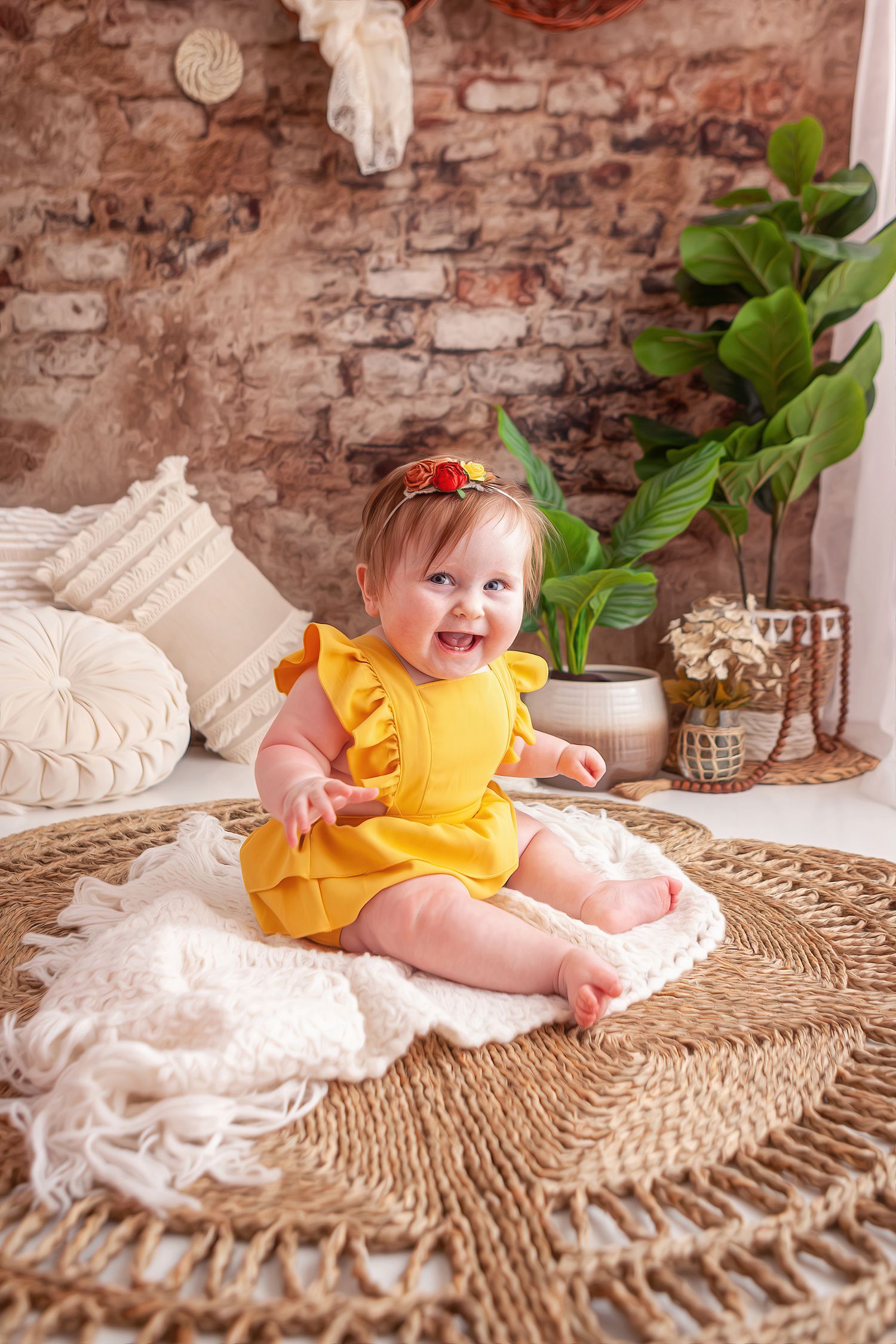 Baby Milestone Photography West Lafayette, Indiana